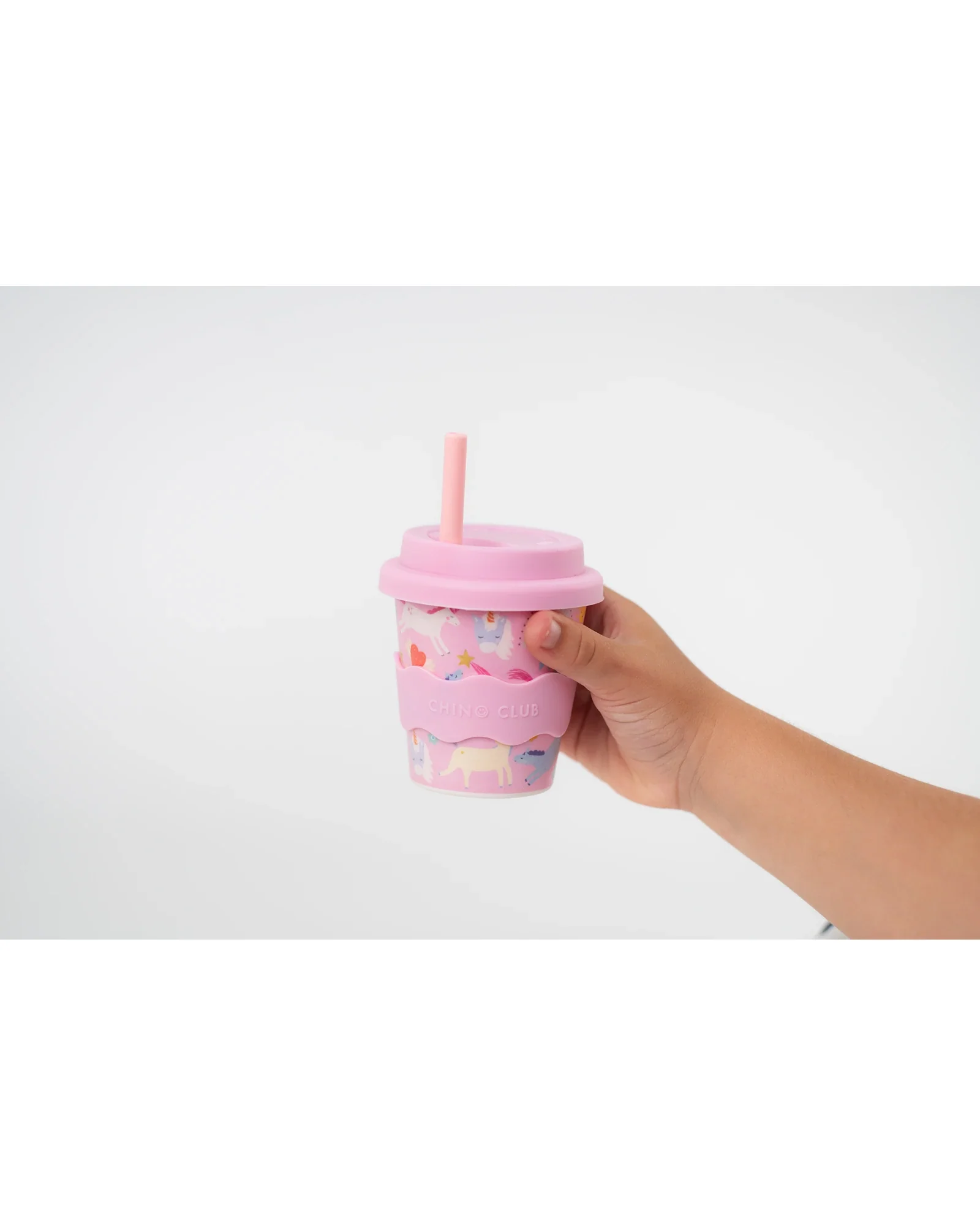 Pink Unicorn Babychino Cup 120ml - Image 4