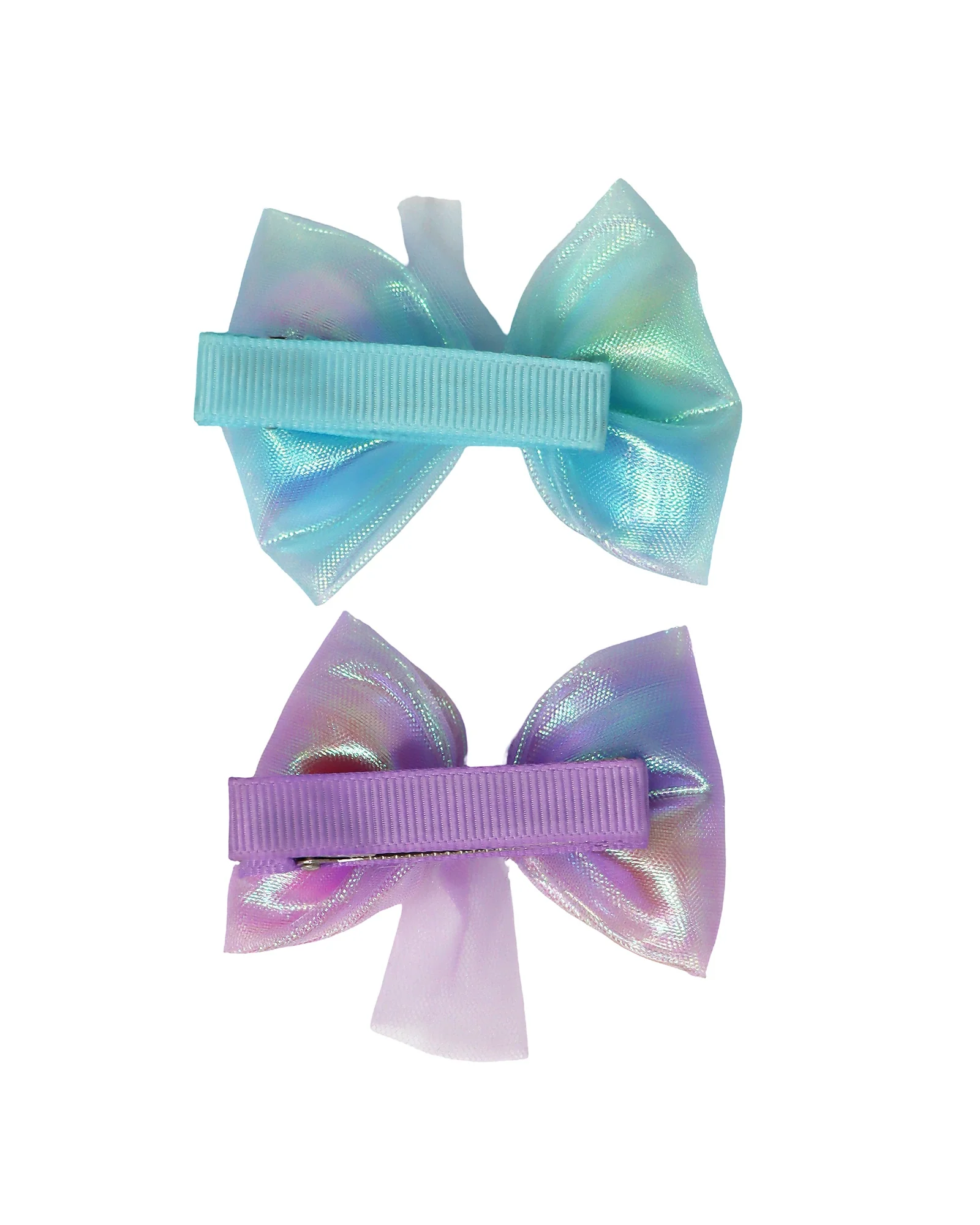 Pom Pom Bow Hair Clip - Image 5