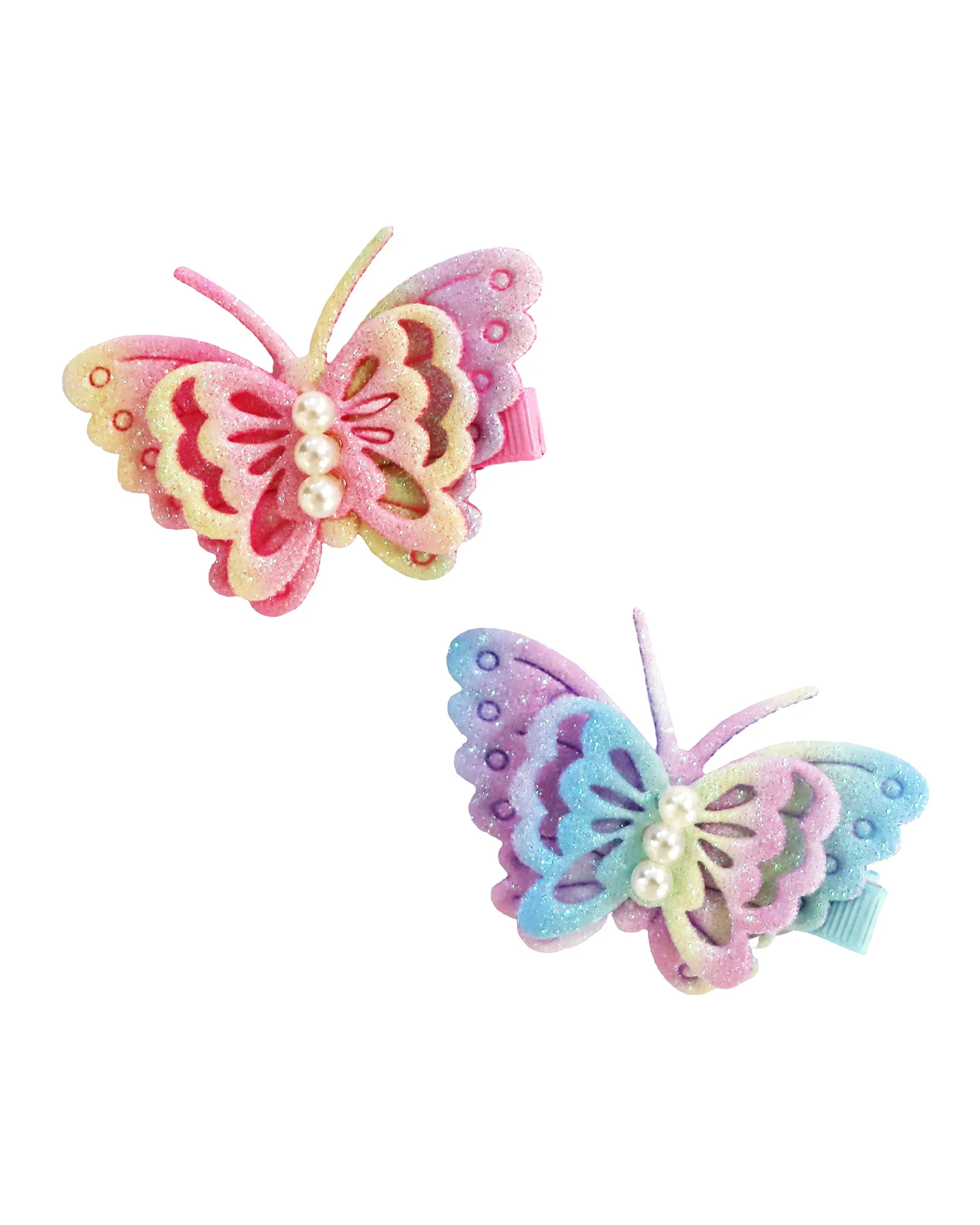 Rainbow Butterfly Hair Clip - Image 2