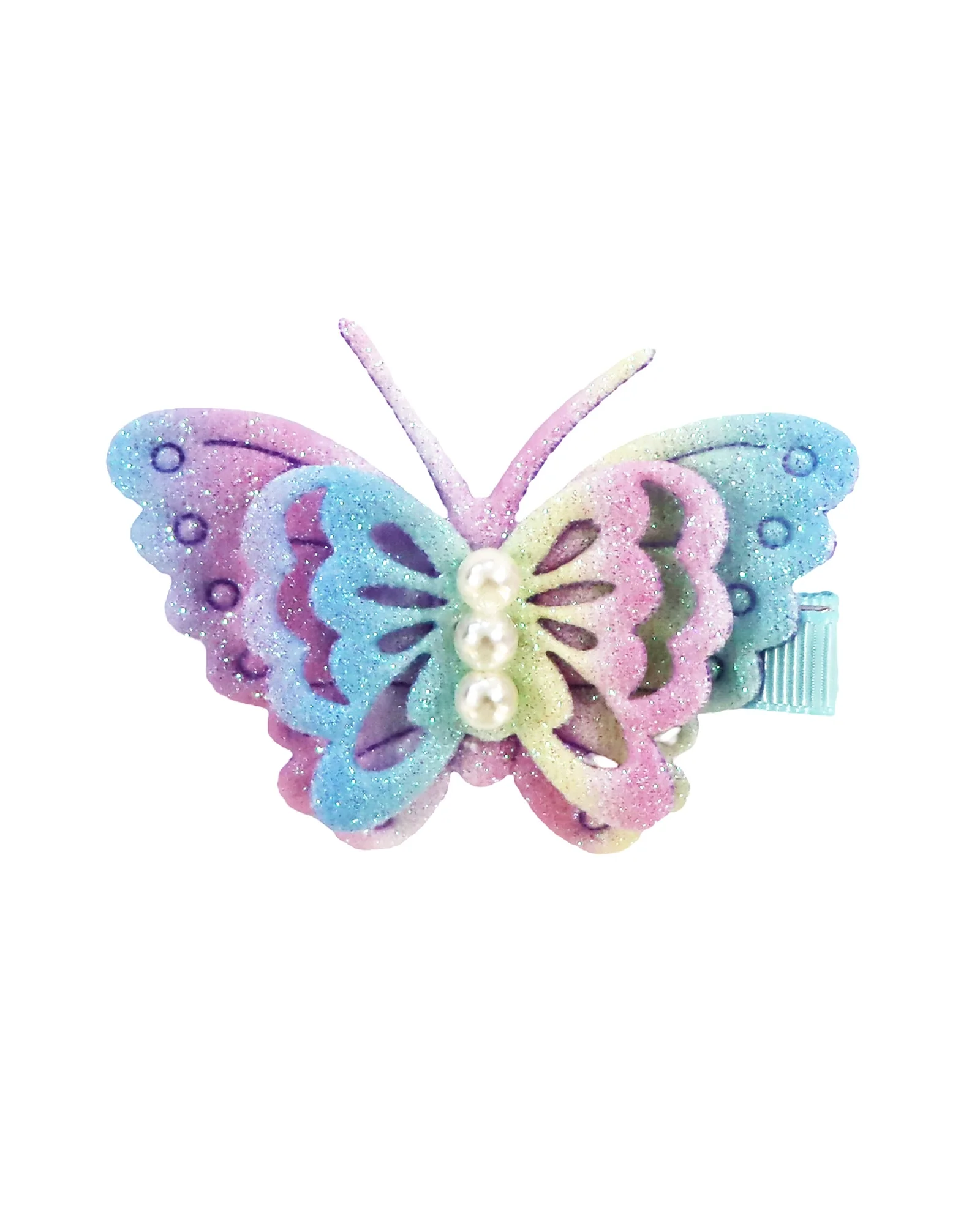 Rainbow Butterfly Hair Clip - Image 3