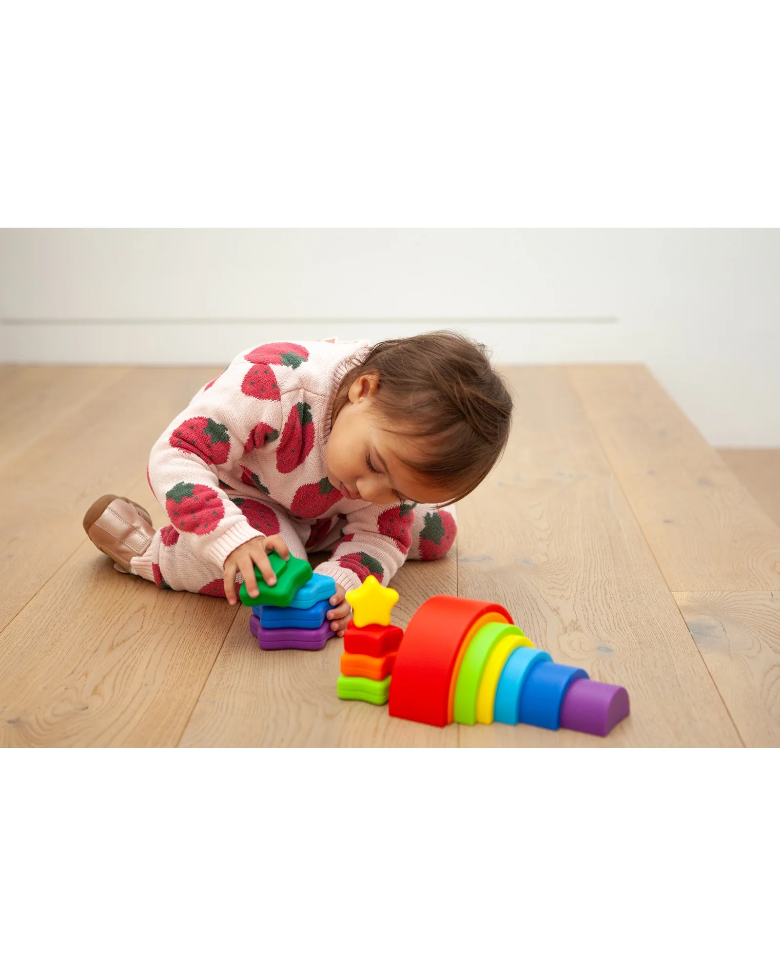 Rainbow Stacking Towers
