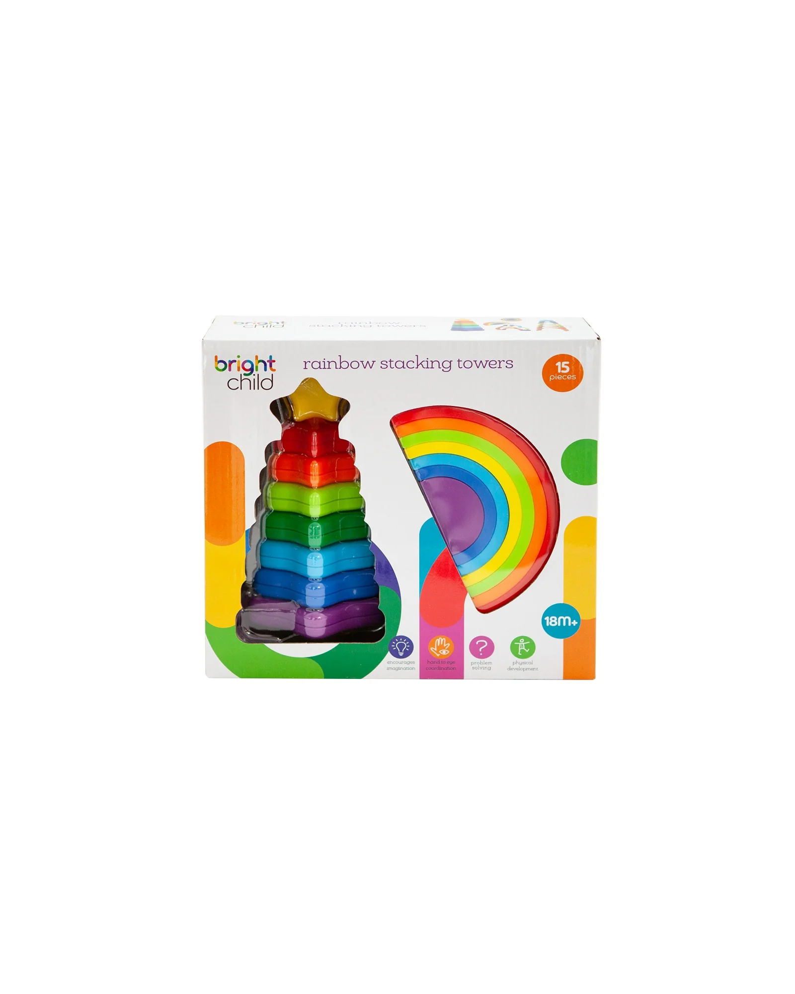 Rainbow Stacking Towers - Image 4