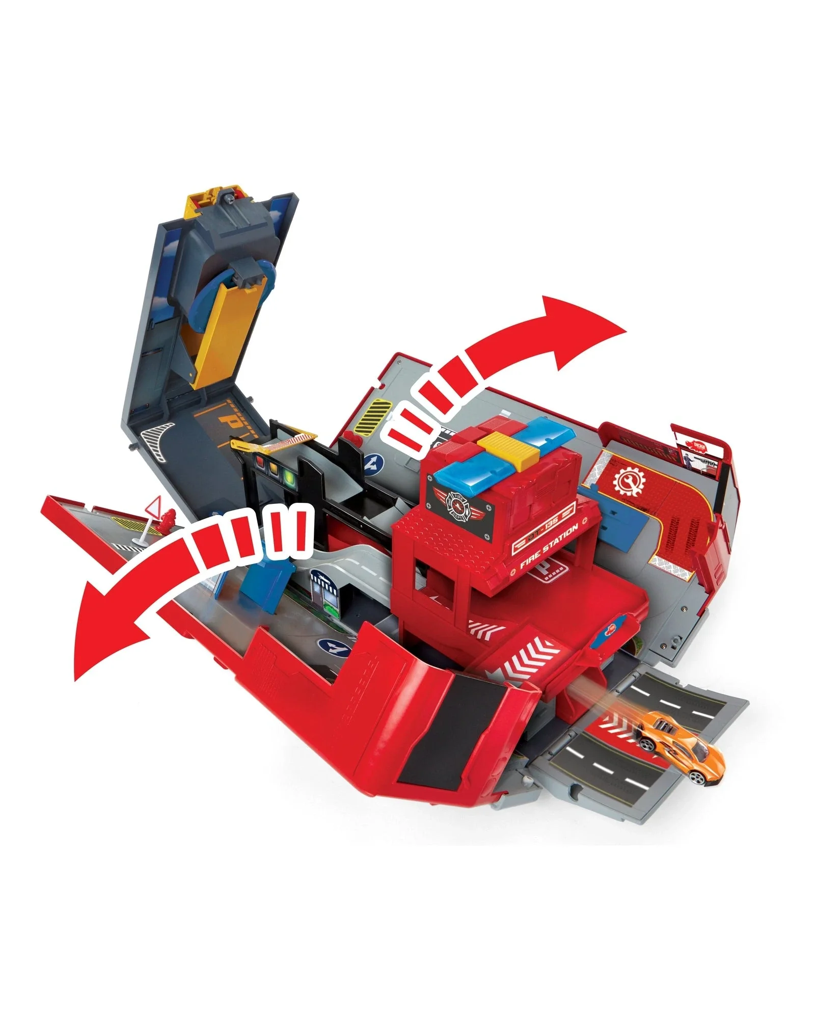 Folding Fire Truck Playset - Image 4