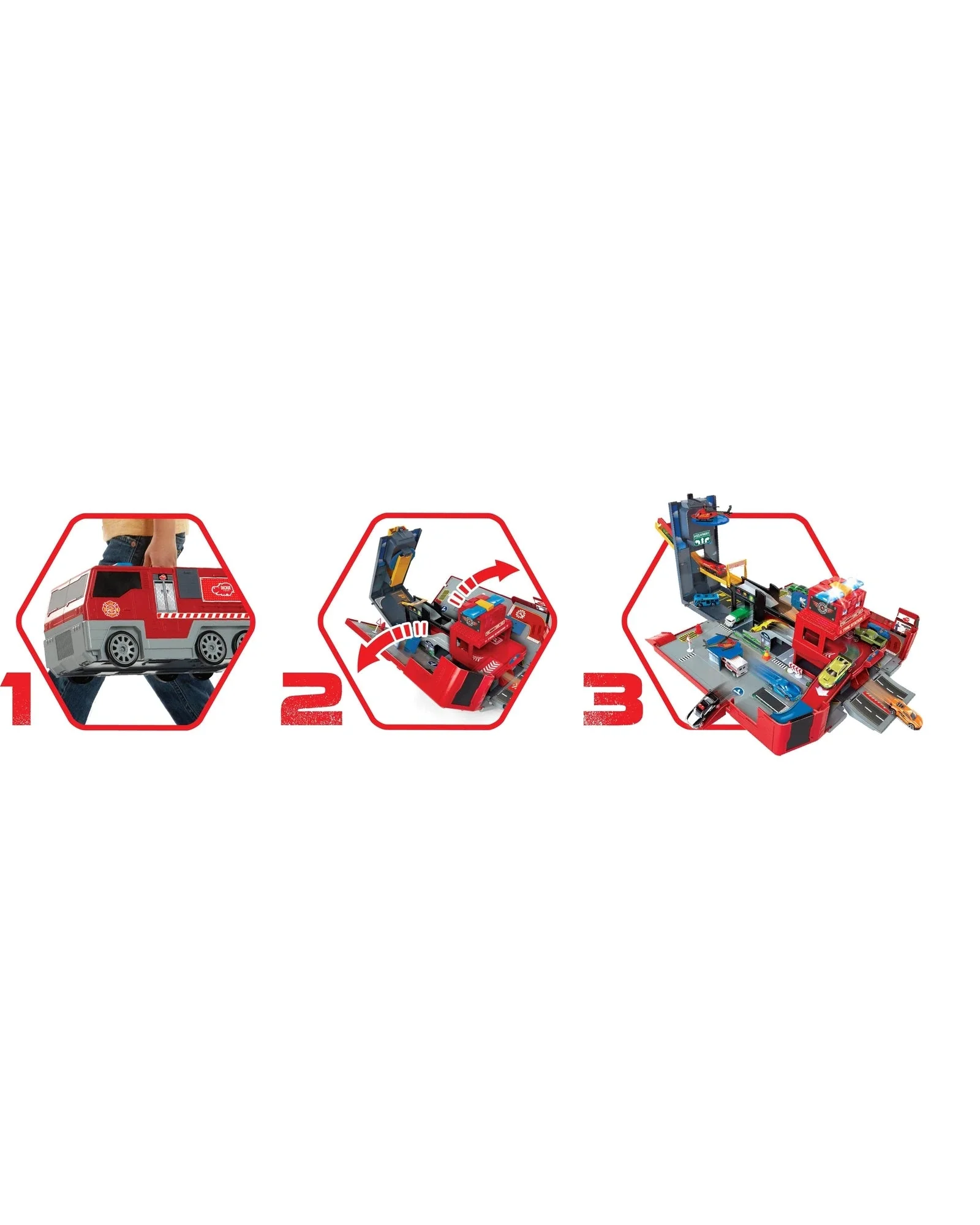 Folding Fire Truck Playset - Image 6