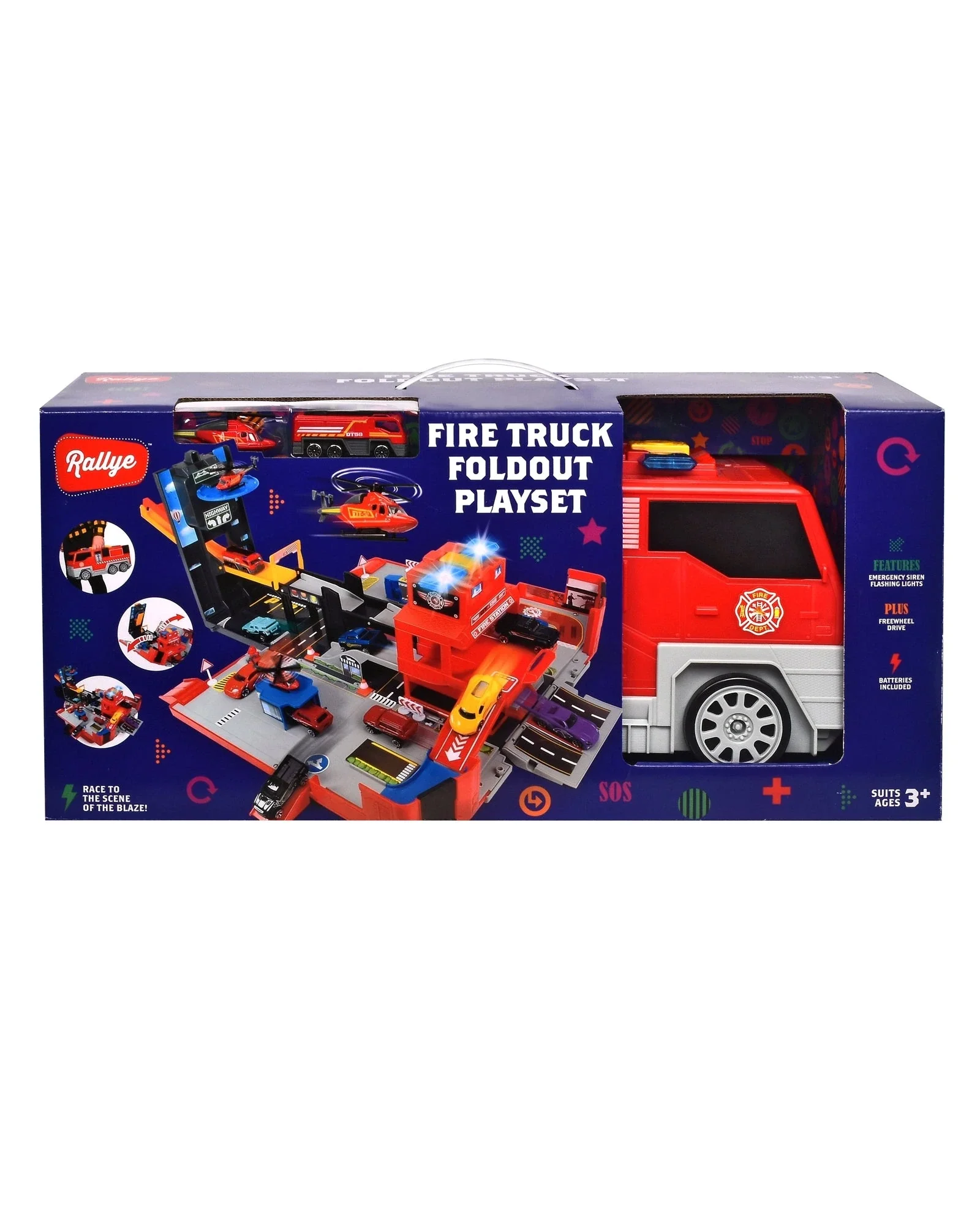 Folding Fire Truck Playset - Image 7