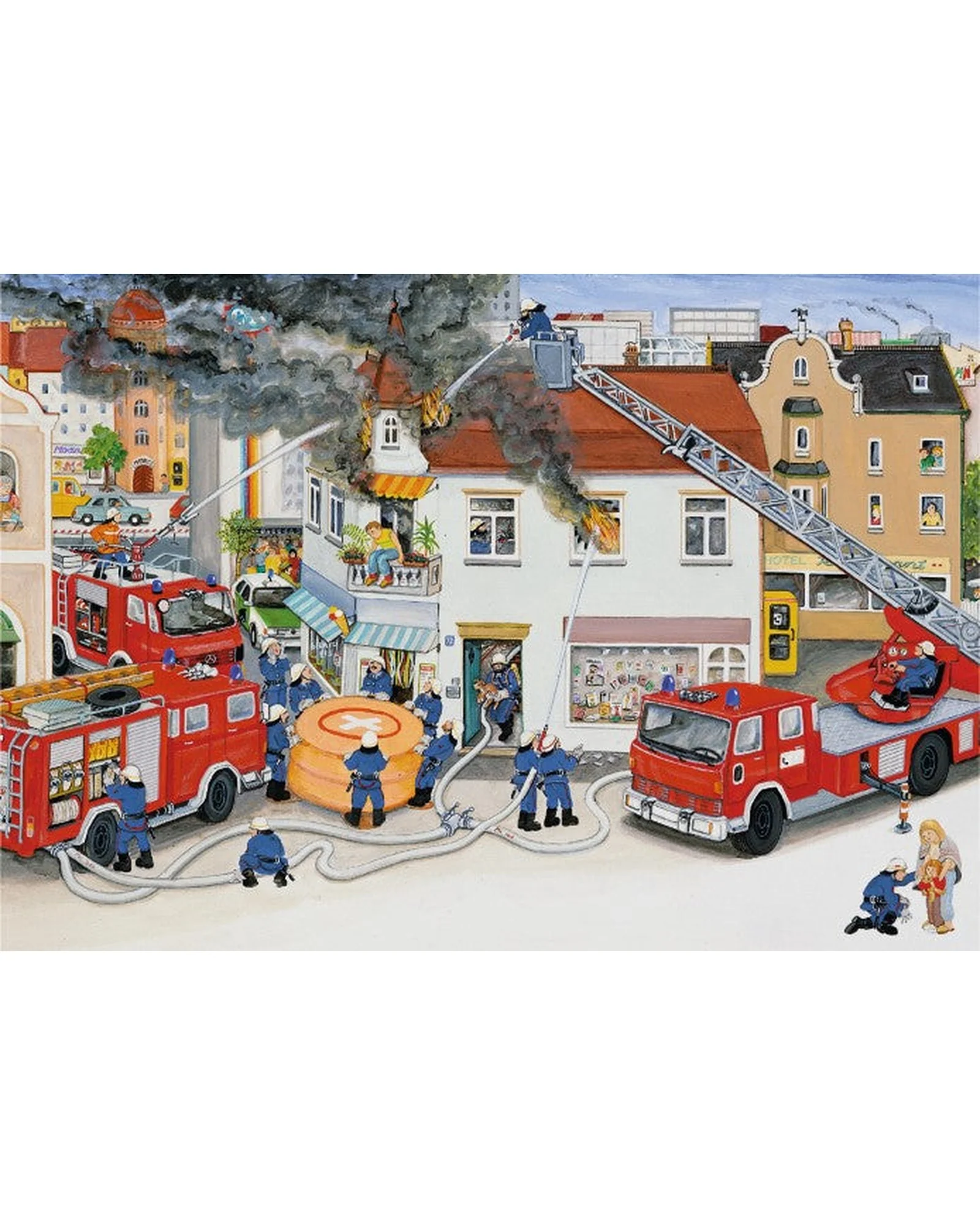 Ravensburger Busy Fire Brigade Puzzle 2X24 Piece - Image 3