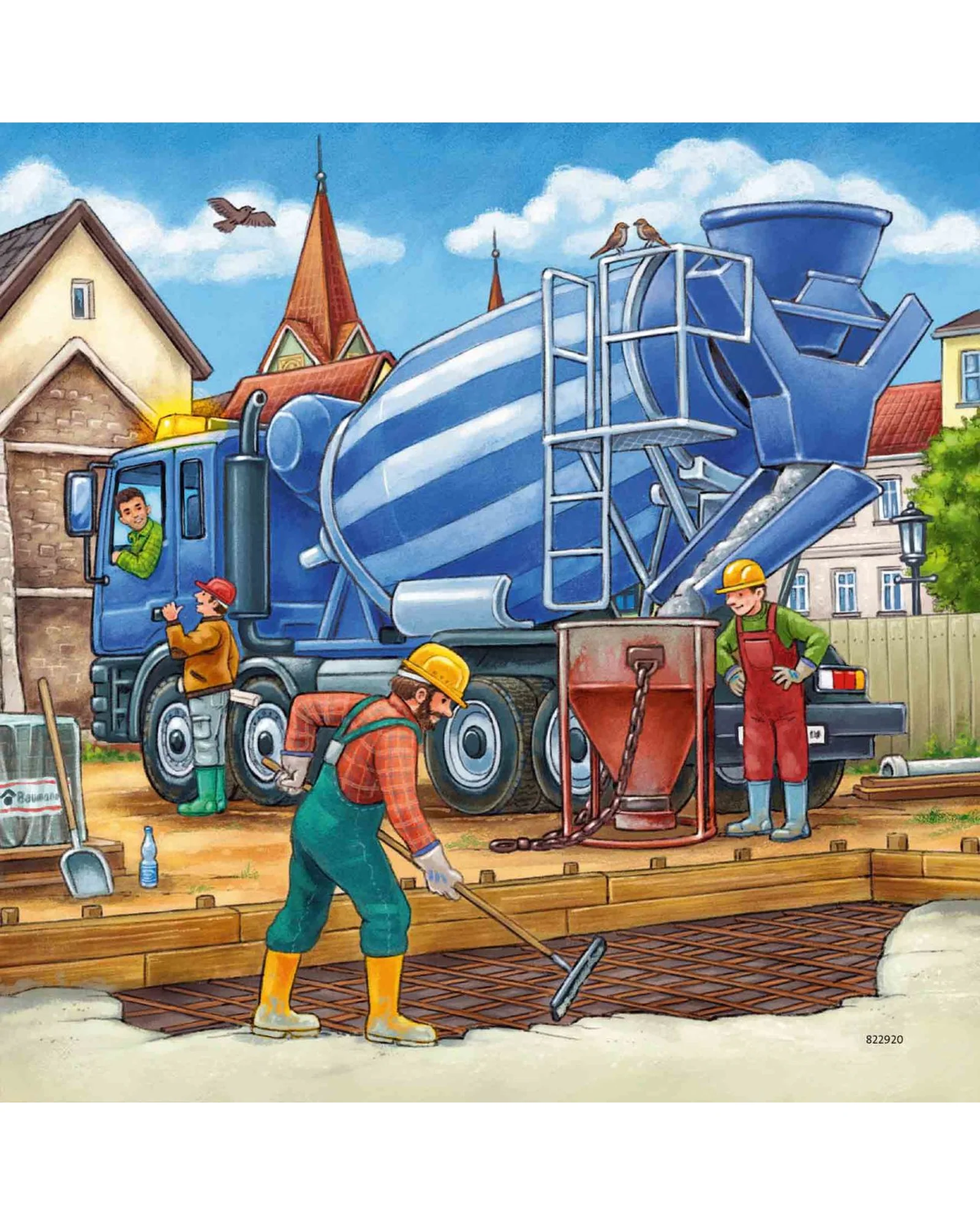 Ravensburger Construction Vehicle Puzzle 3X49 Piece - Image 3