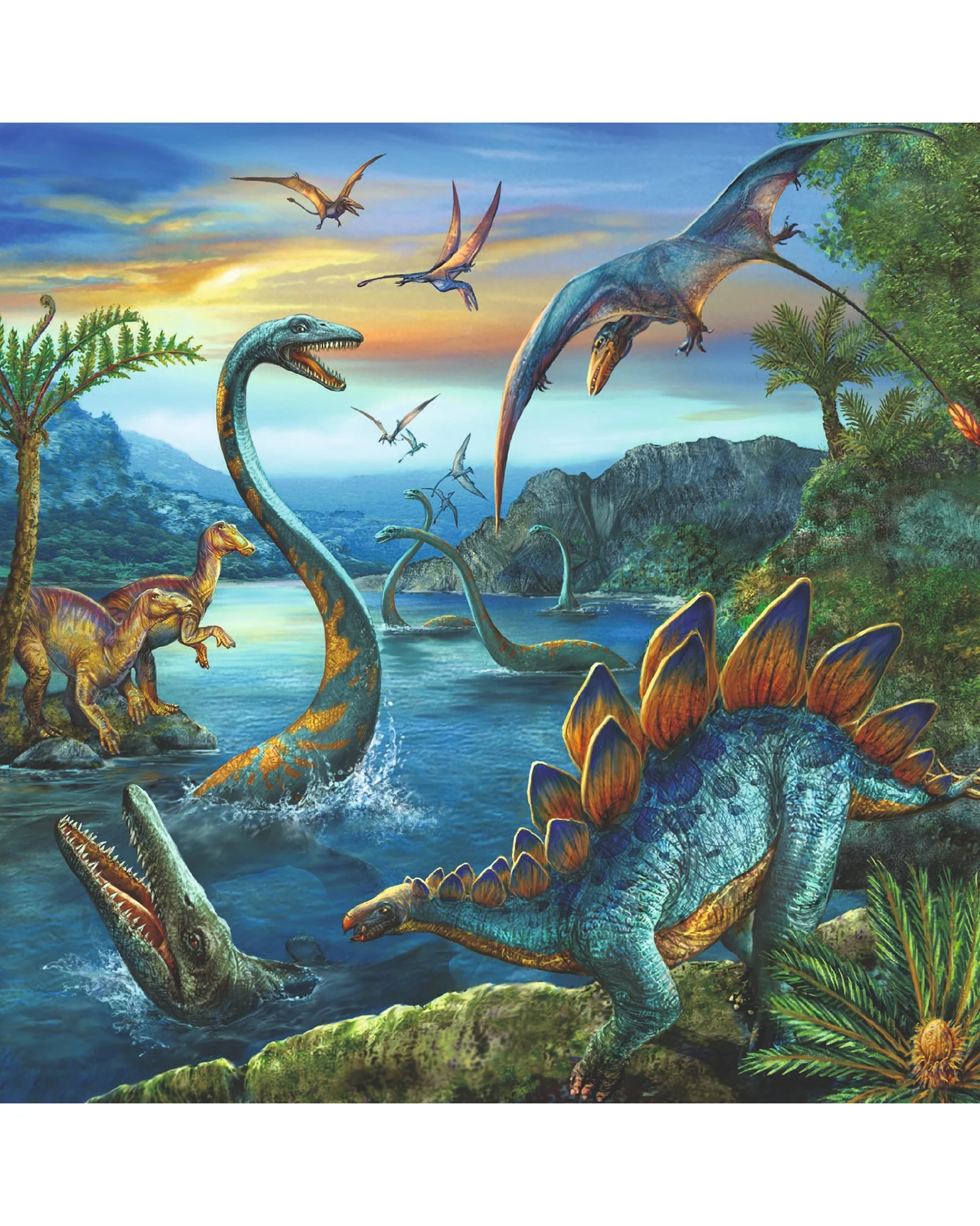 Ravensburger Dinosaur Fascination Puzzle 3X49 Piece - Image 3