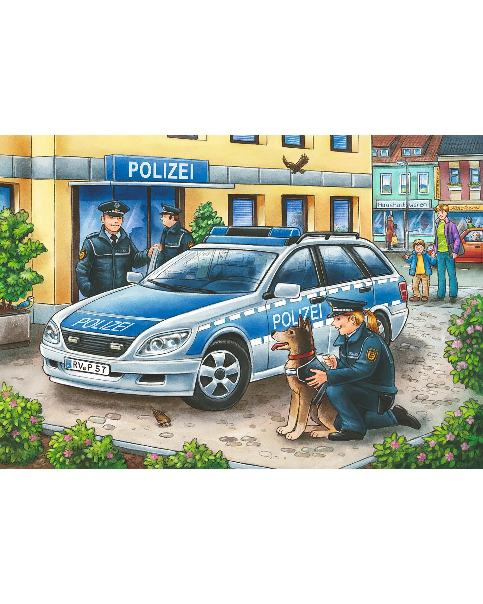 Ravensburger Police And Firefighters Puzzle 2X12 Piece - Image 2
