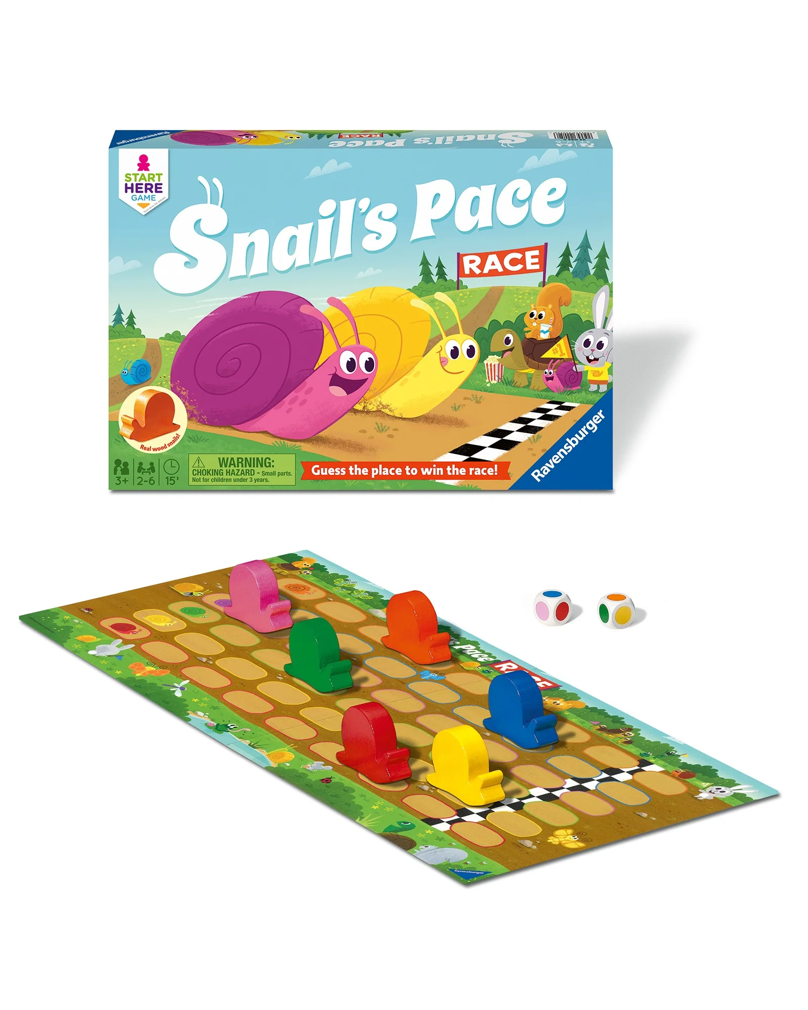 Ravensburger Snails Pace Race Game - Image 2