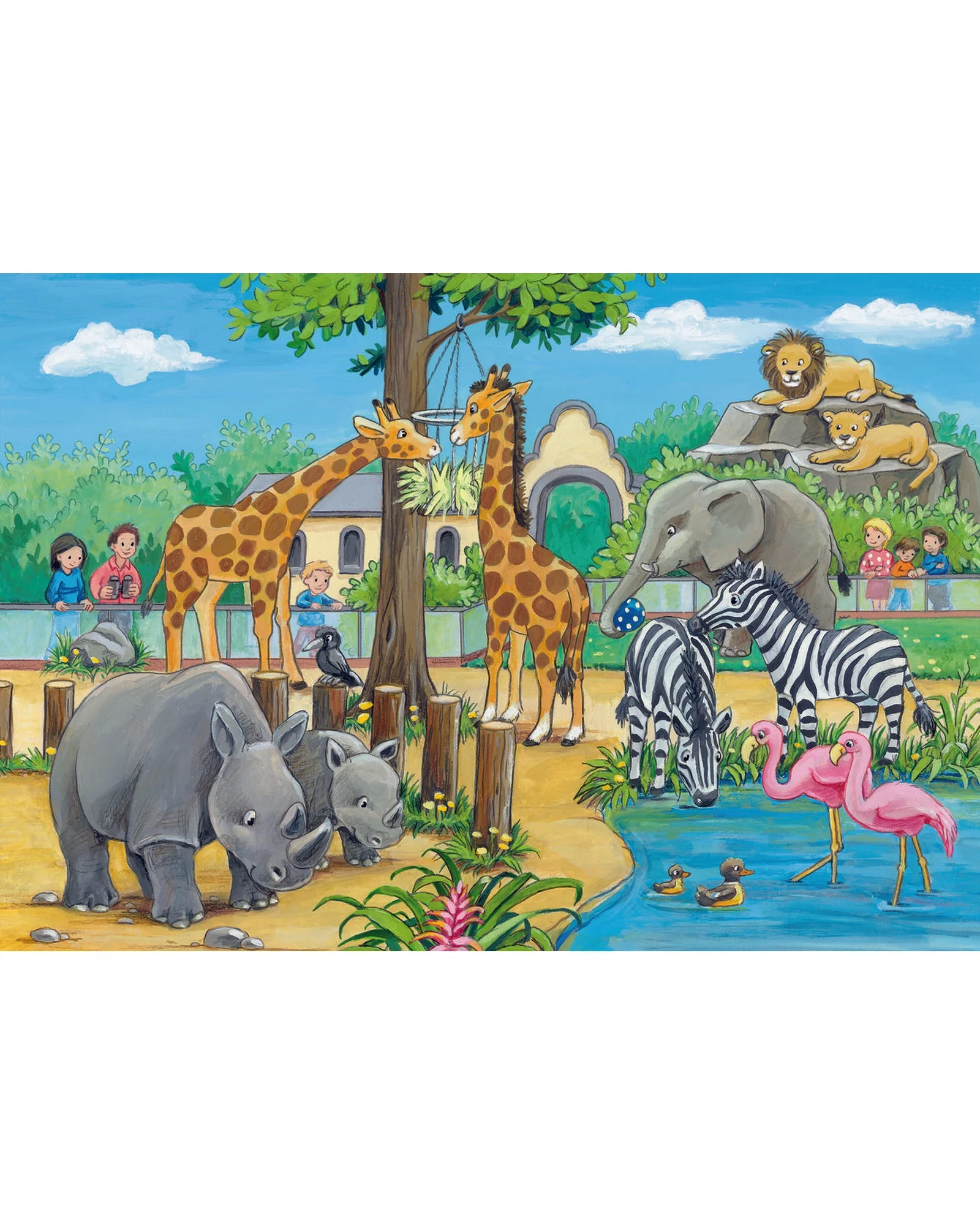 Ravensburger Welcome To The Zoo Puzzle 2X24 Piece - Image 2