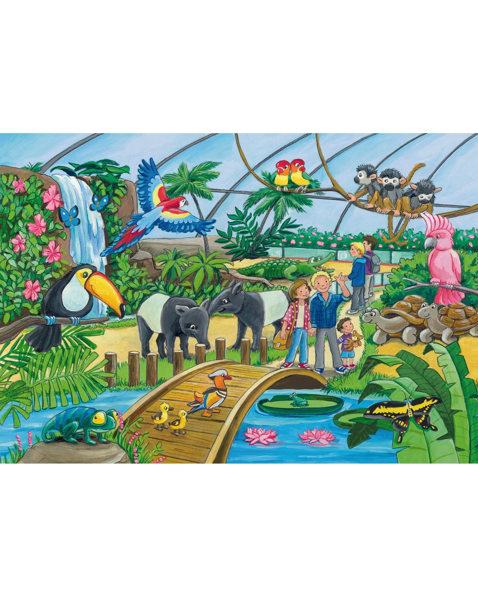 Ravensburger Welcome To The Zoo Puzzle 2X24 Piece - Image 3
