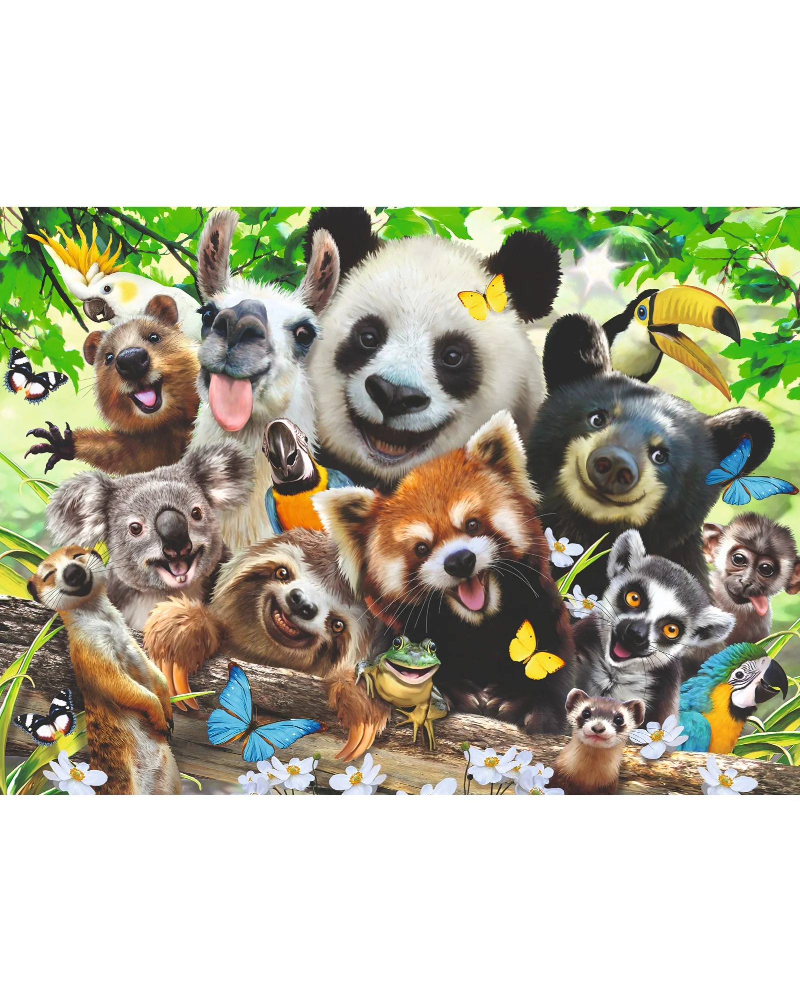 Ravensburger Wildlife Selfie 300 Piece - Image 2