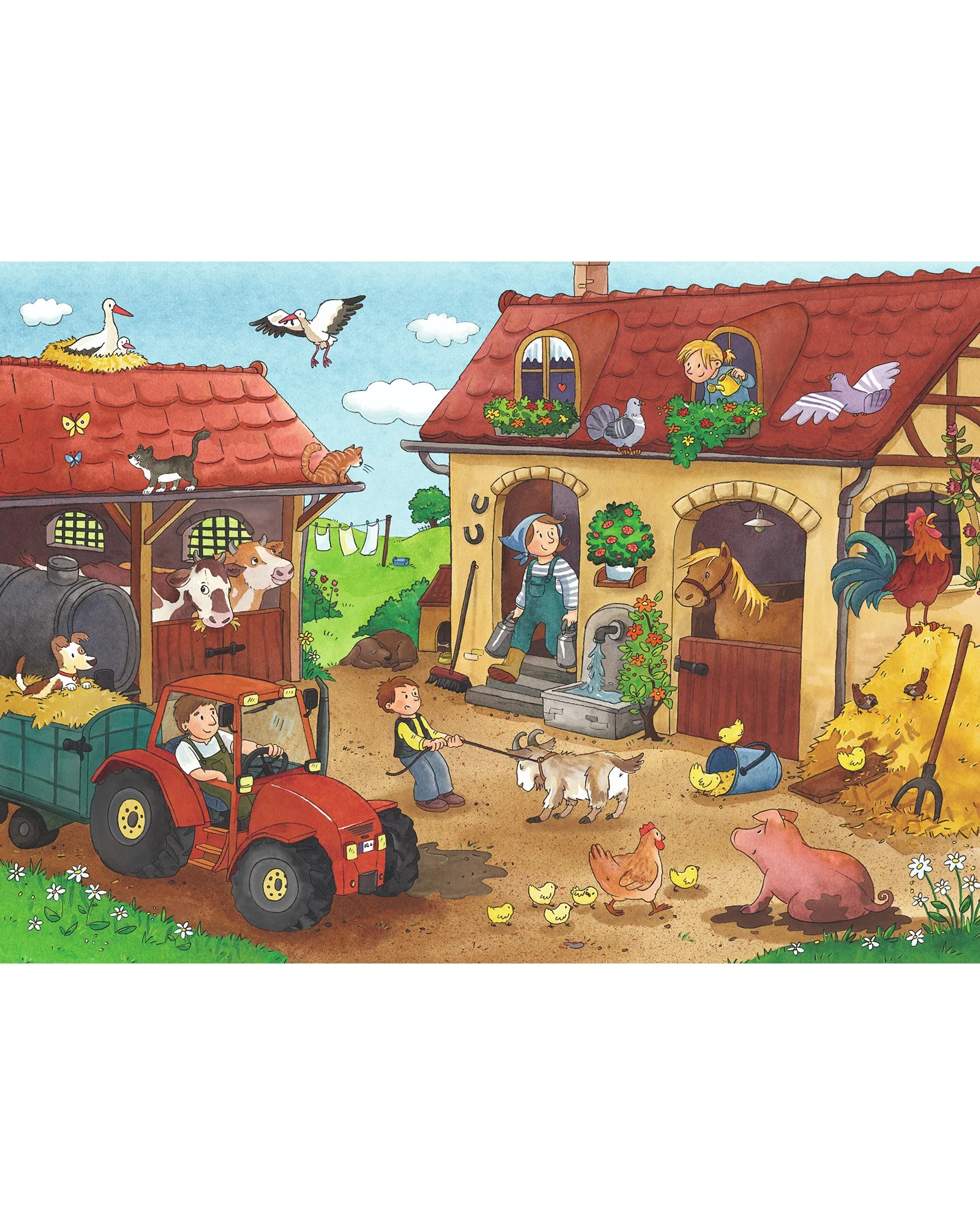 Ravensburger Working On The Farm Puzzle 2X12 Piece - Image 3