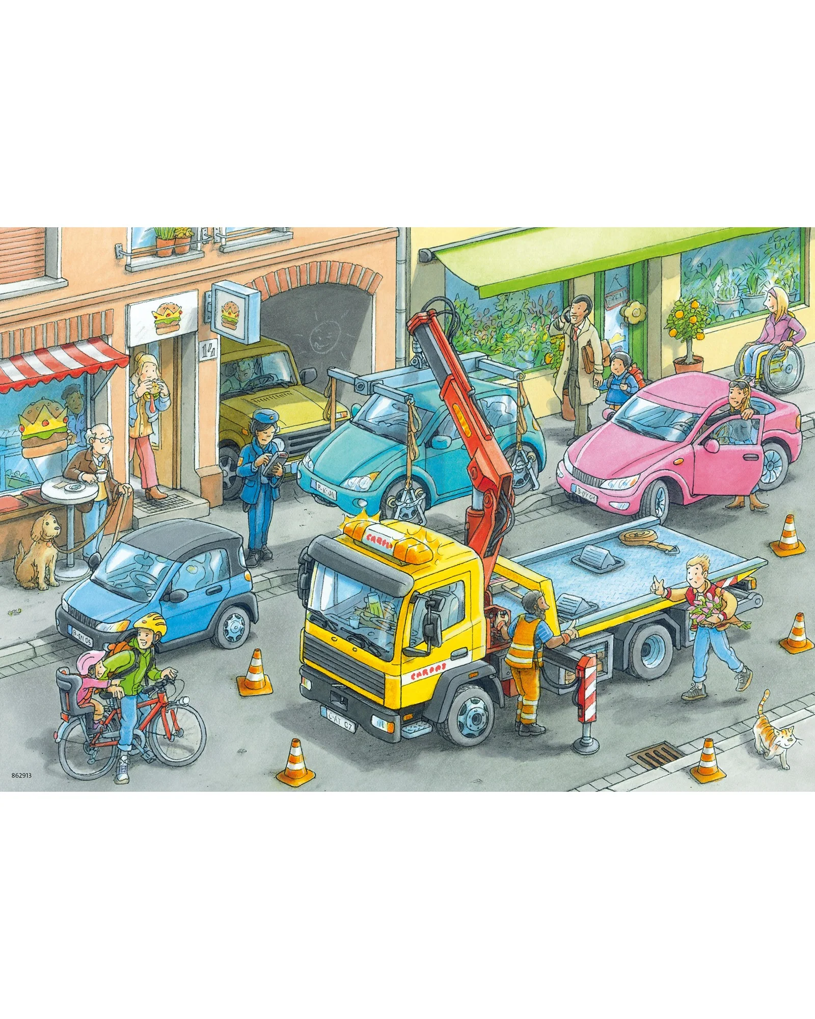 Ravensburger Working Trucks Puzzle 2X24 Piece - Image 3