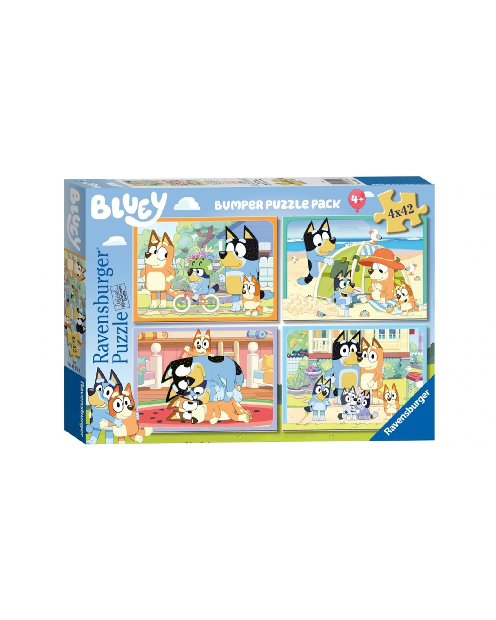 Ravensburger 4x42pc Bluey Gotta Be Done