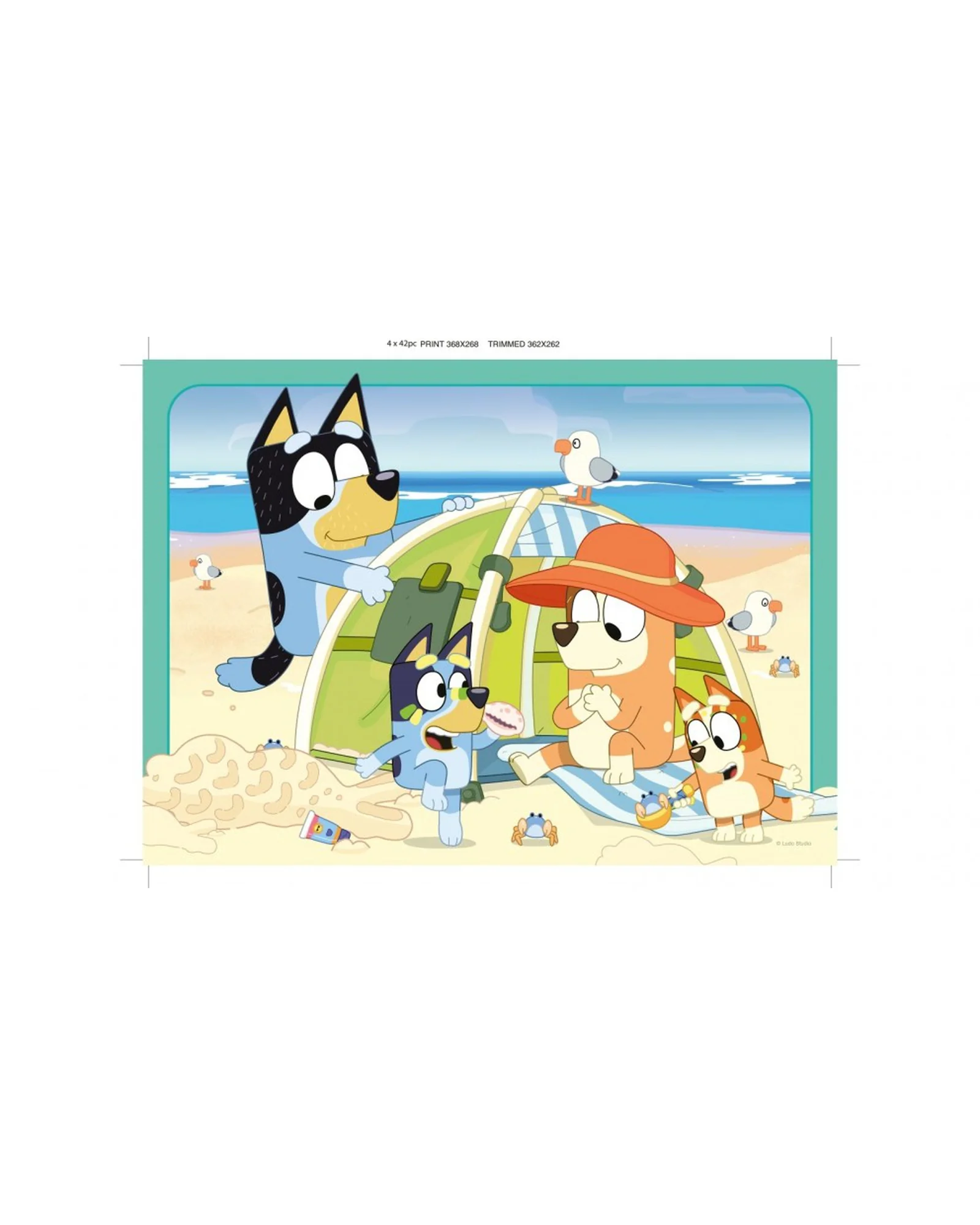 Ravensburger 4x42pc Bluey Gotta Be Done - Image 4
