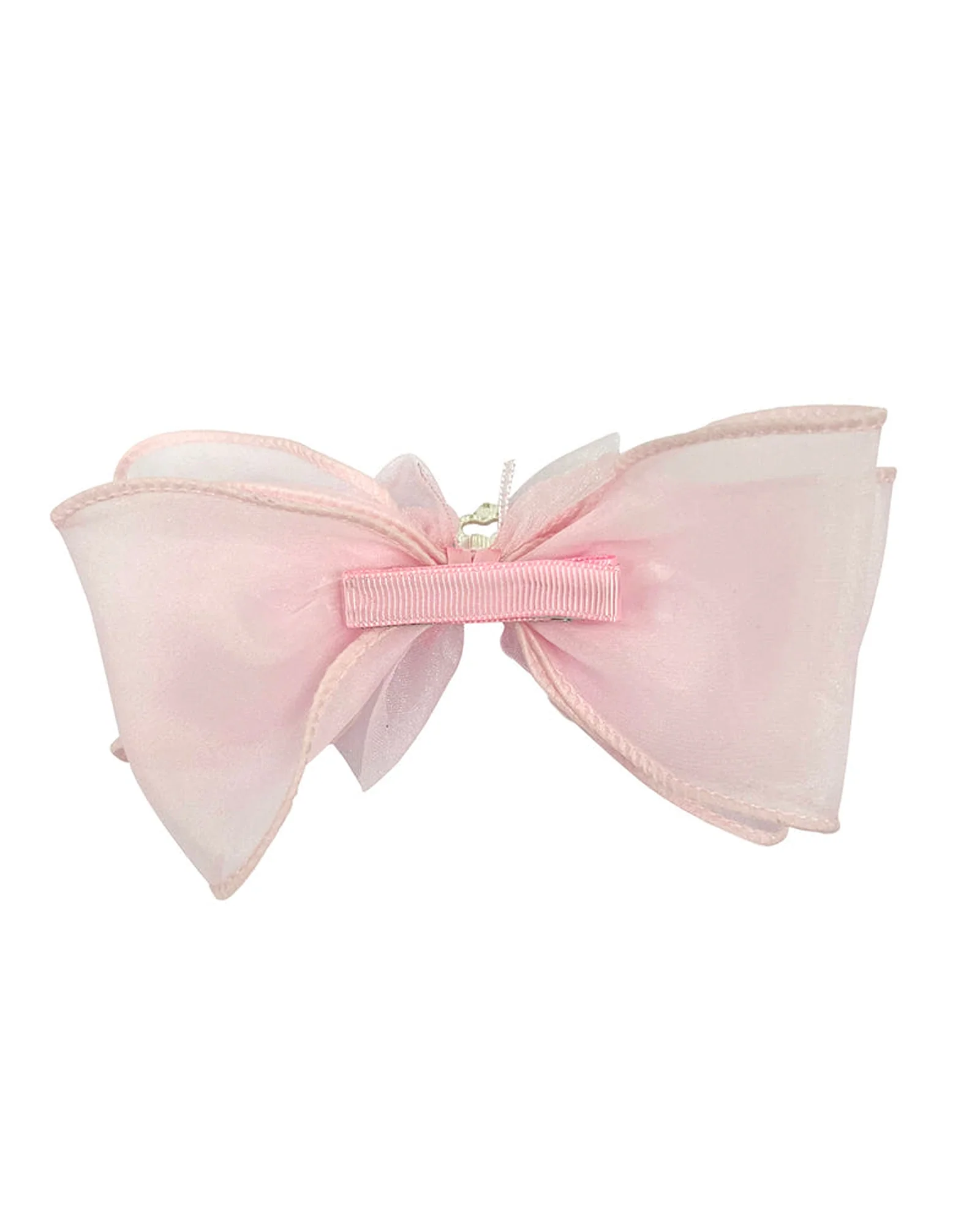 Rhinestone Crown Bow Hair Clip - Image 3