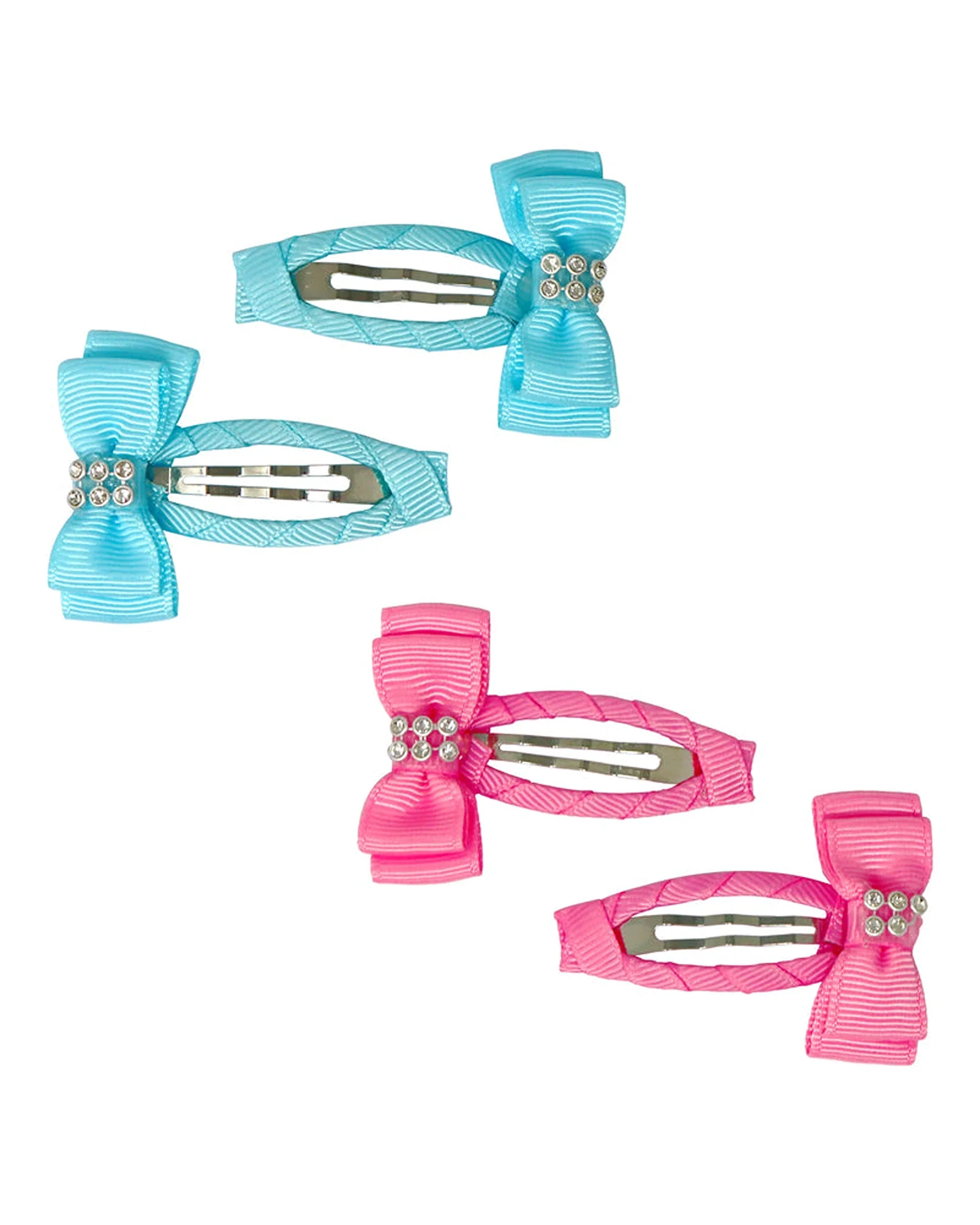 Ribbon Bow Hair Clips - Assorted