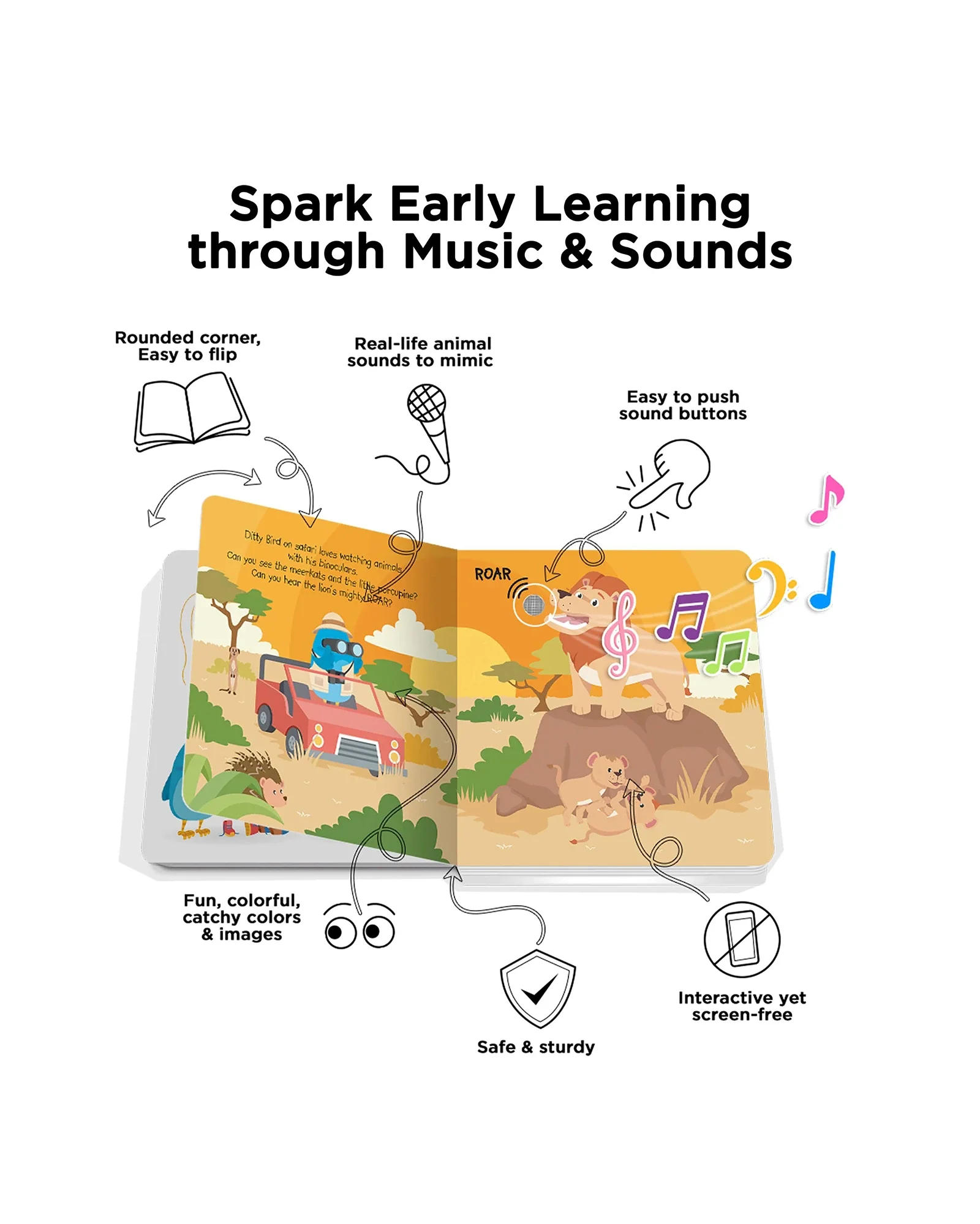 Safari Animal Sounds Board Book - Image 4