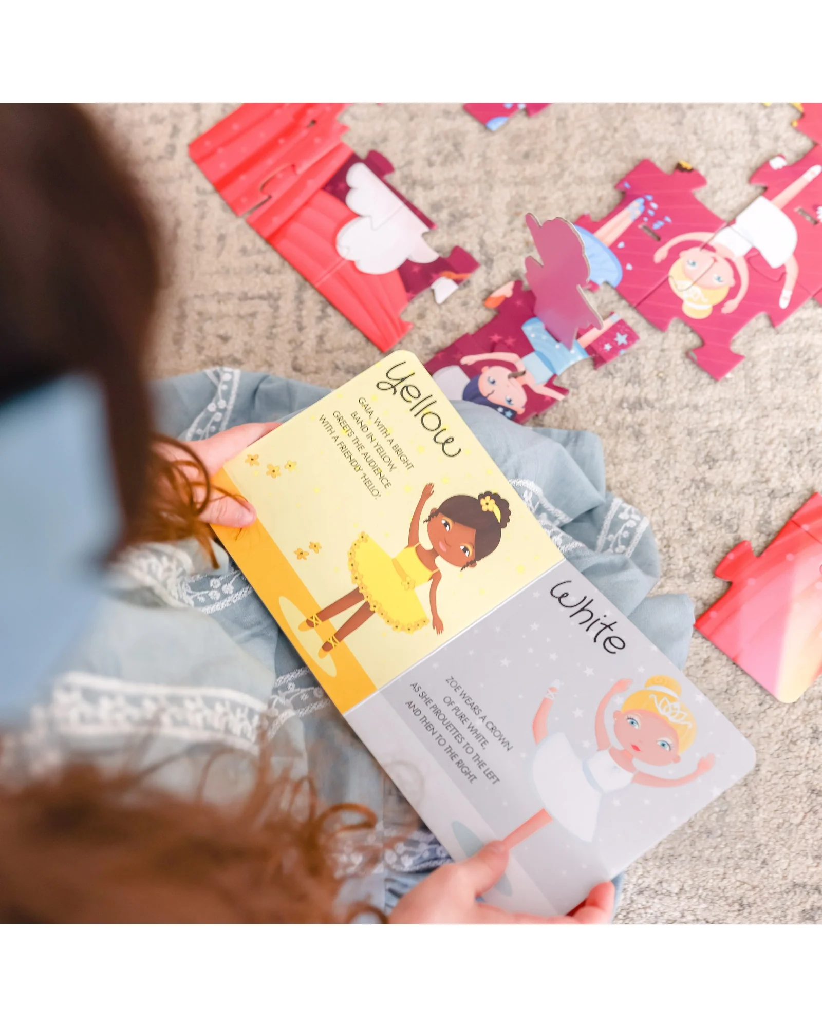 Sassi 3D Puzzle And Book Learn Colours Ballerinas - Image 12