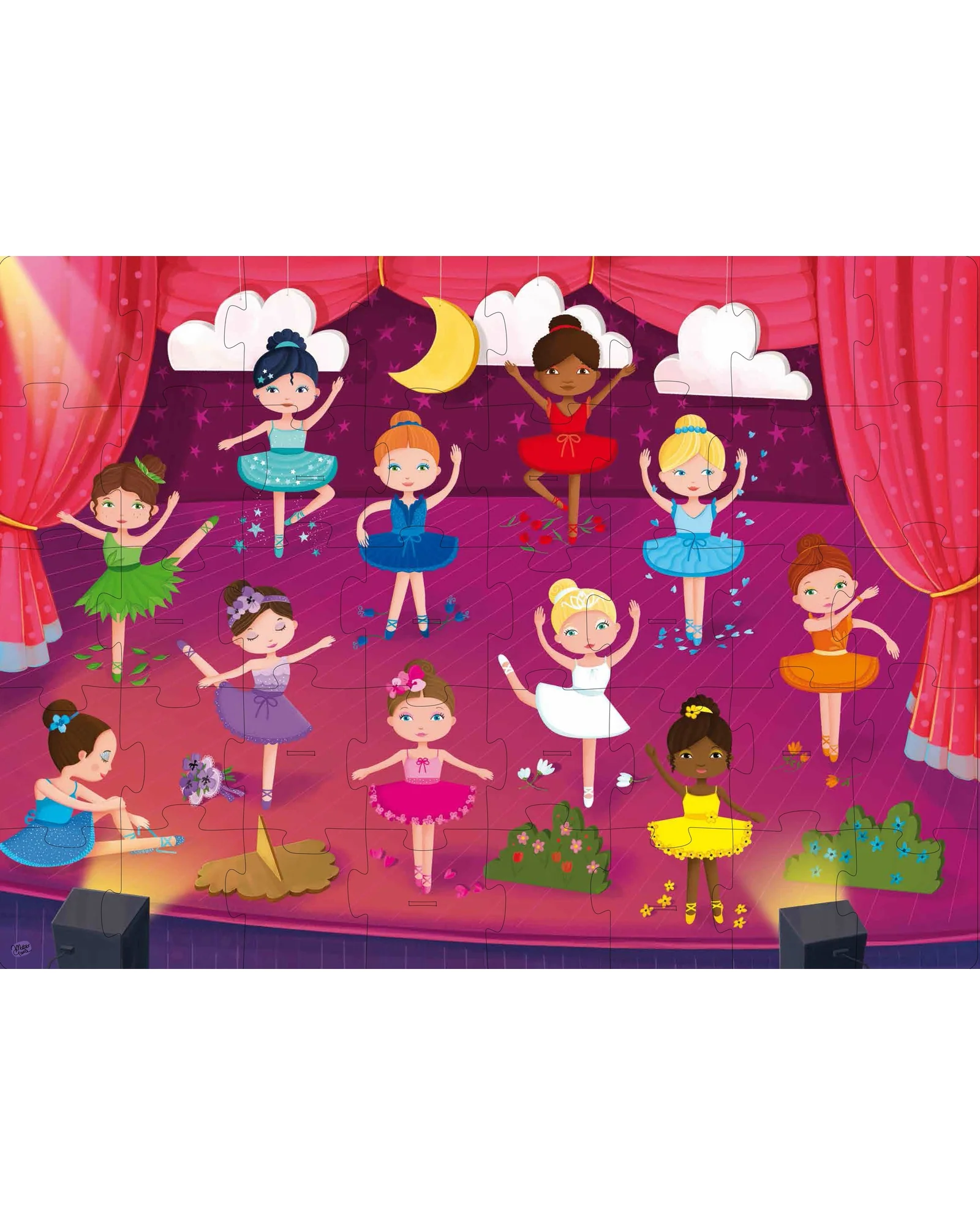Sassi 3D Puzzle And Book Learn Colours Ballerinas - Image 8