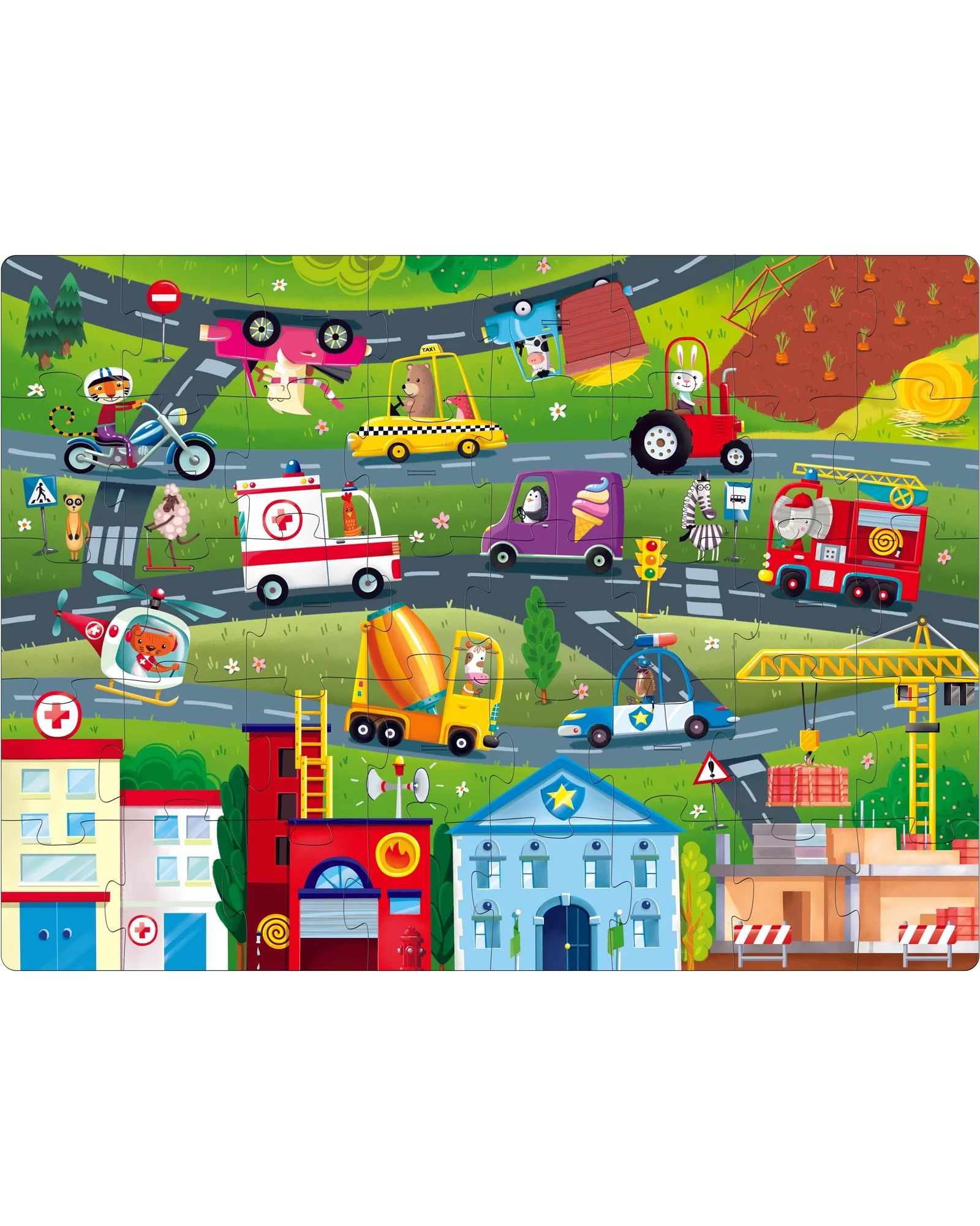 Sassi 3D Puzzle And Book Learn Colours Vehicles - Image 6