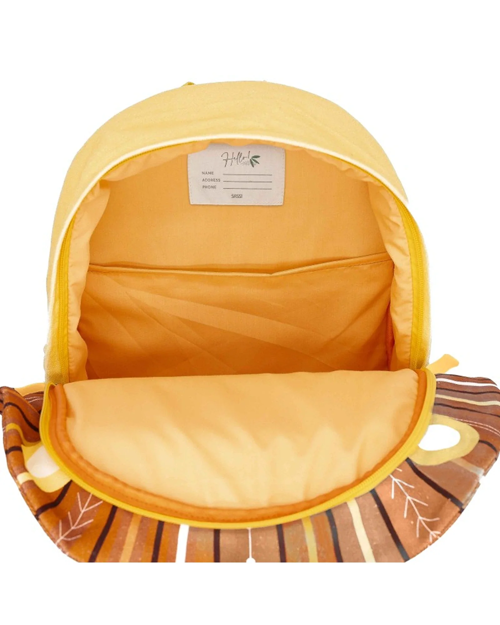 Sassi A4 Junior Cotton Backpack Chompy The Lion - Image 5