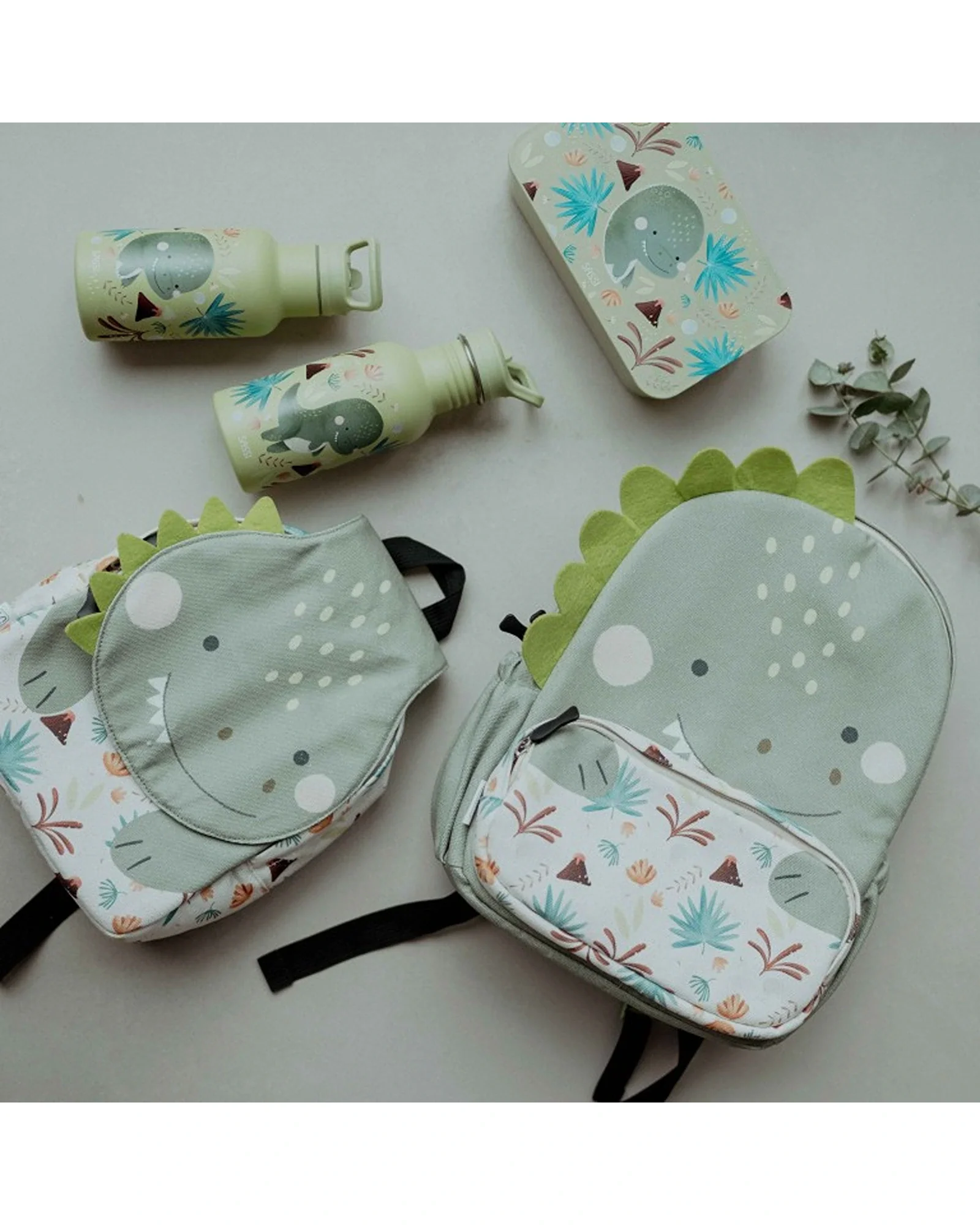 Sassi A4 Junior Cotton Backpack Cracky The Dinosaur - Image 8