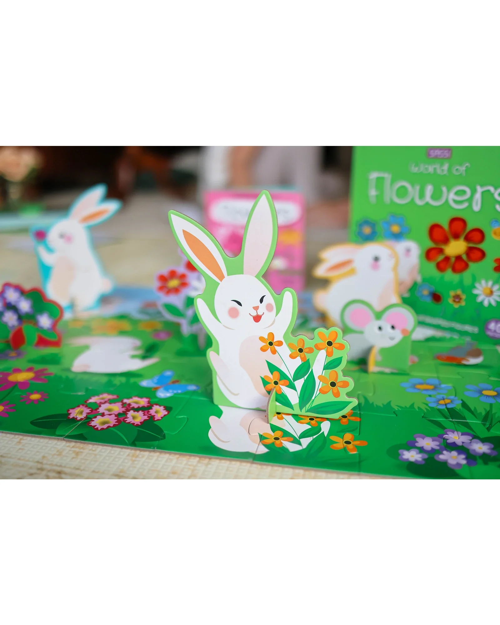 Sassi Learn all about The Flowers 3D Puzzle and Book Set 40 Pieces - Image 13