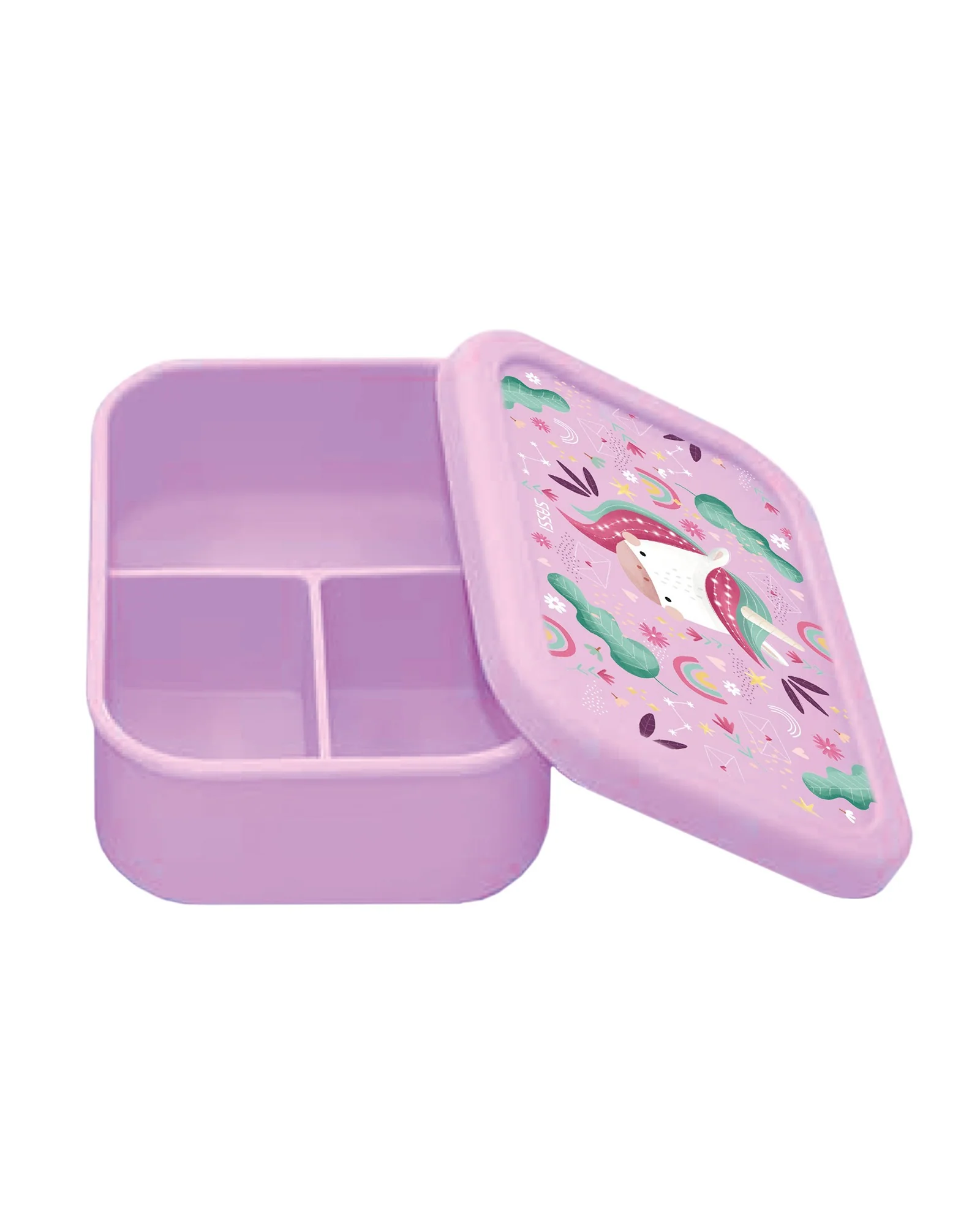 Sassi Silicone Lunch Box Sparkly The Unicorn