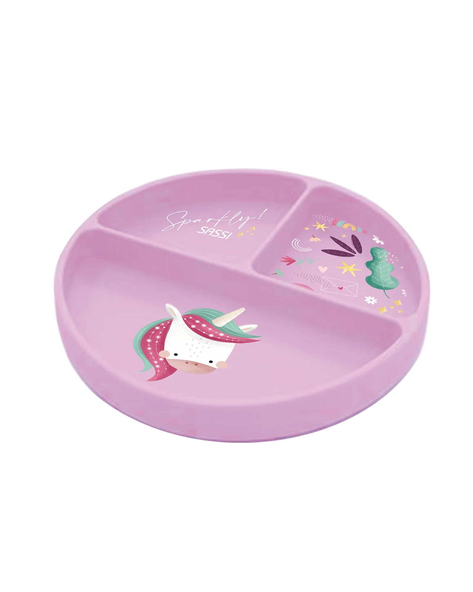 Sassi Silicone Meal Set Sparkly The Unicorn