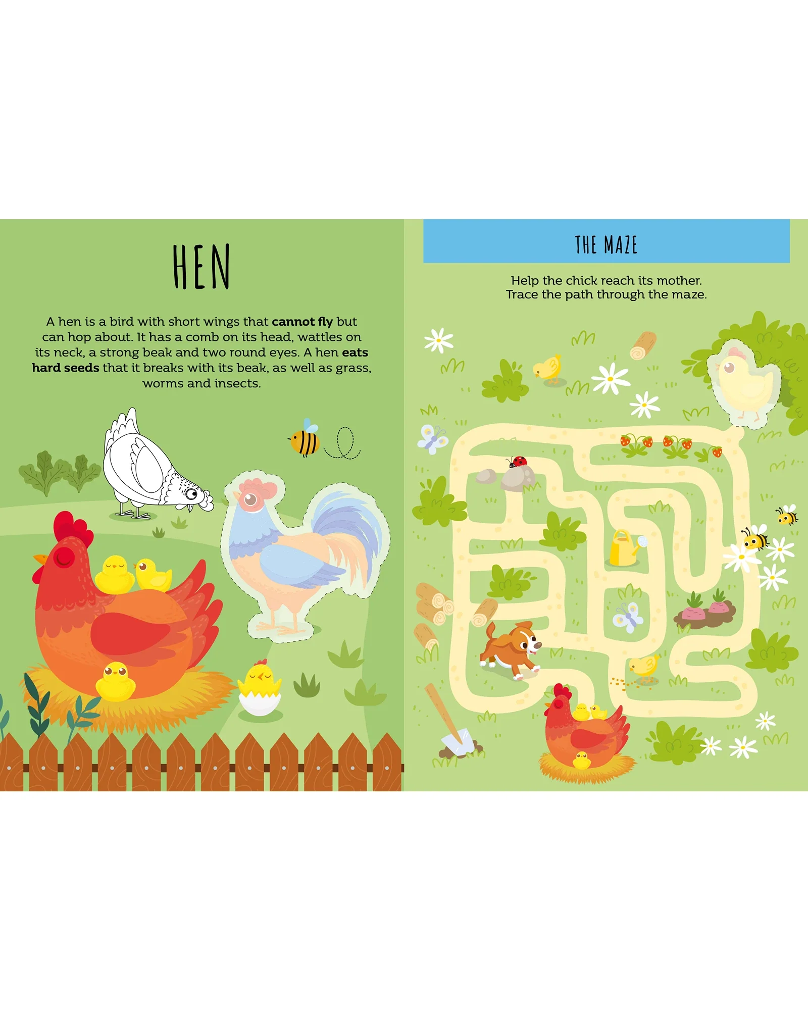 Sassi Sticker and Activity Book The Farm - Image 2