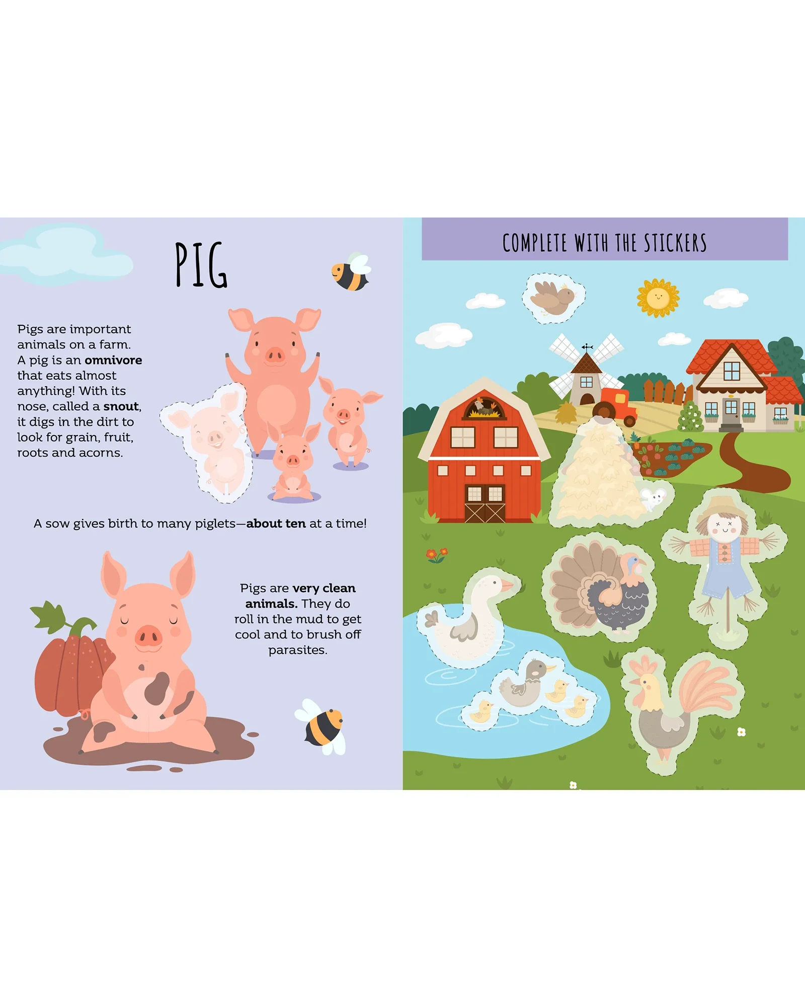 Sassi Sticker and Activity Book The Farm - Image 4