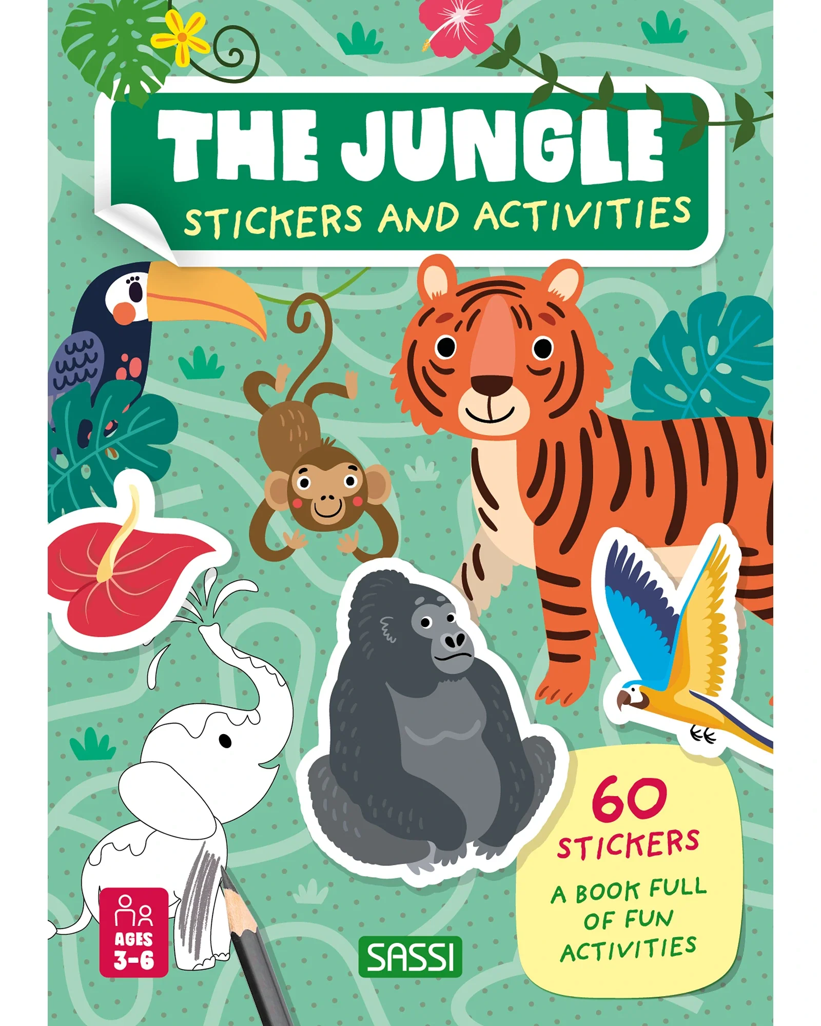 Sassi Sticker and Activity Book The Jungle