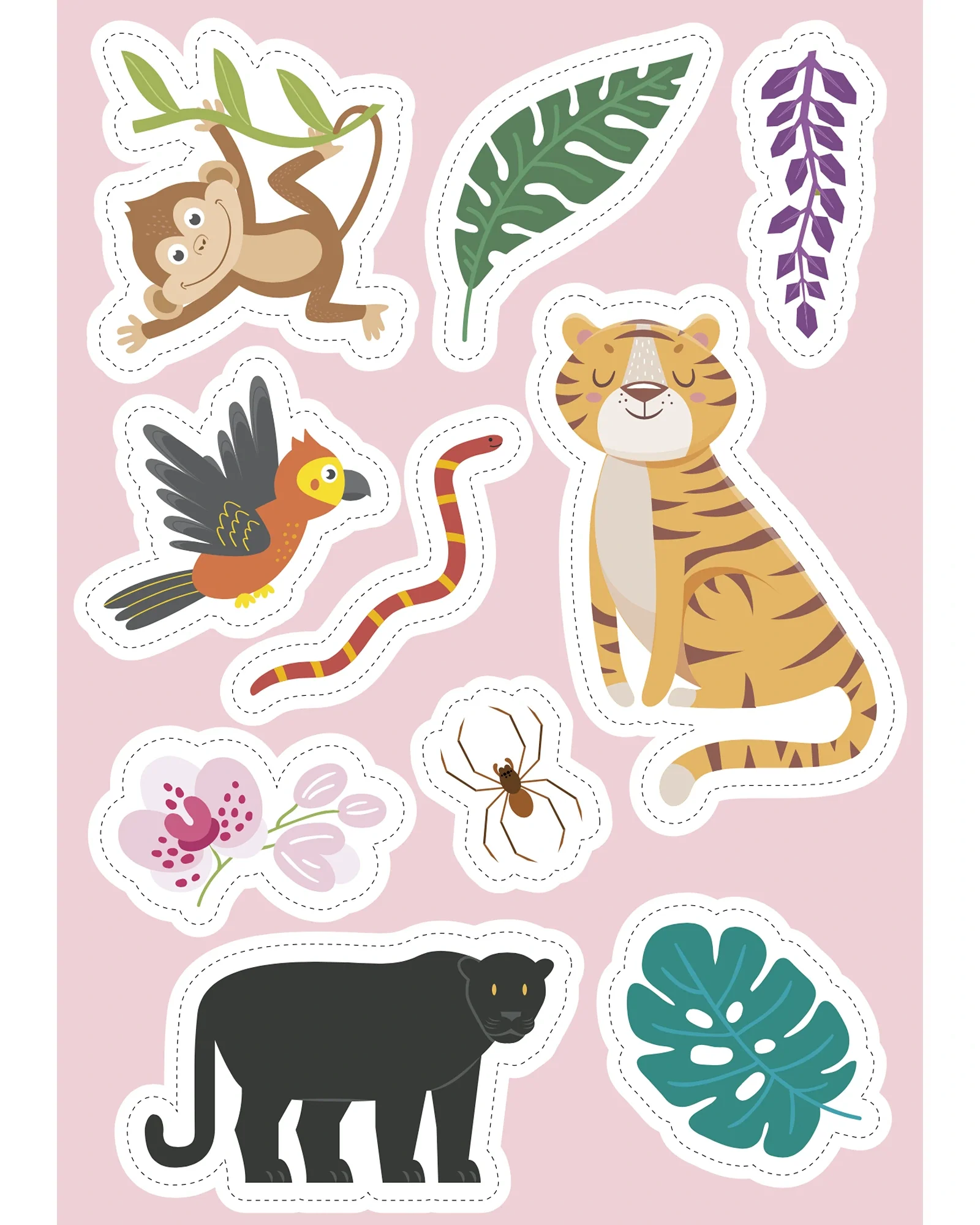 Sassi Sticker and Activity Book The Jungle - Image 5