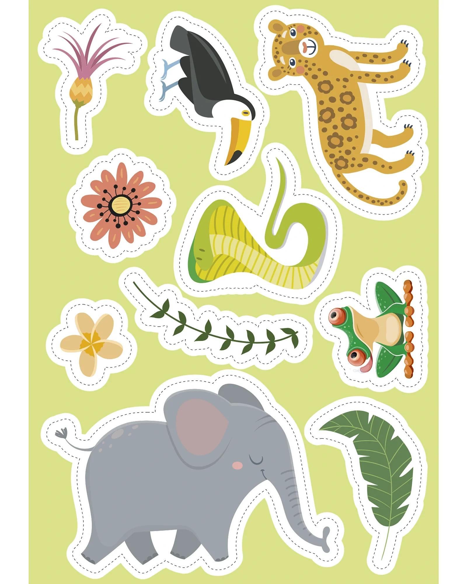 Sassi Sticker and Activity Book The Jungle - Image 6