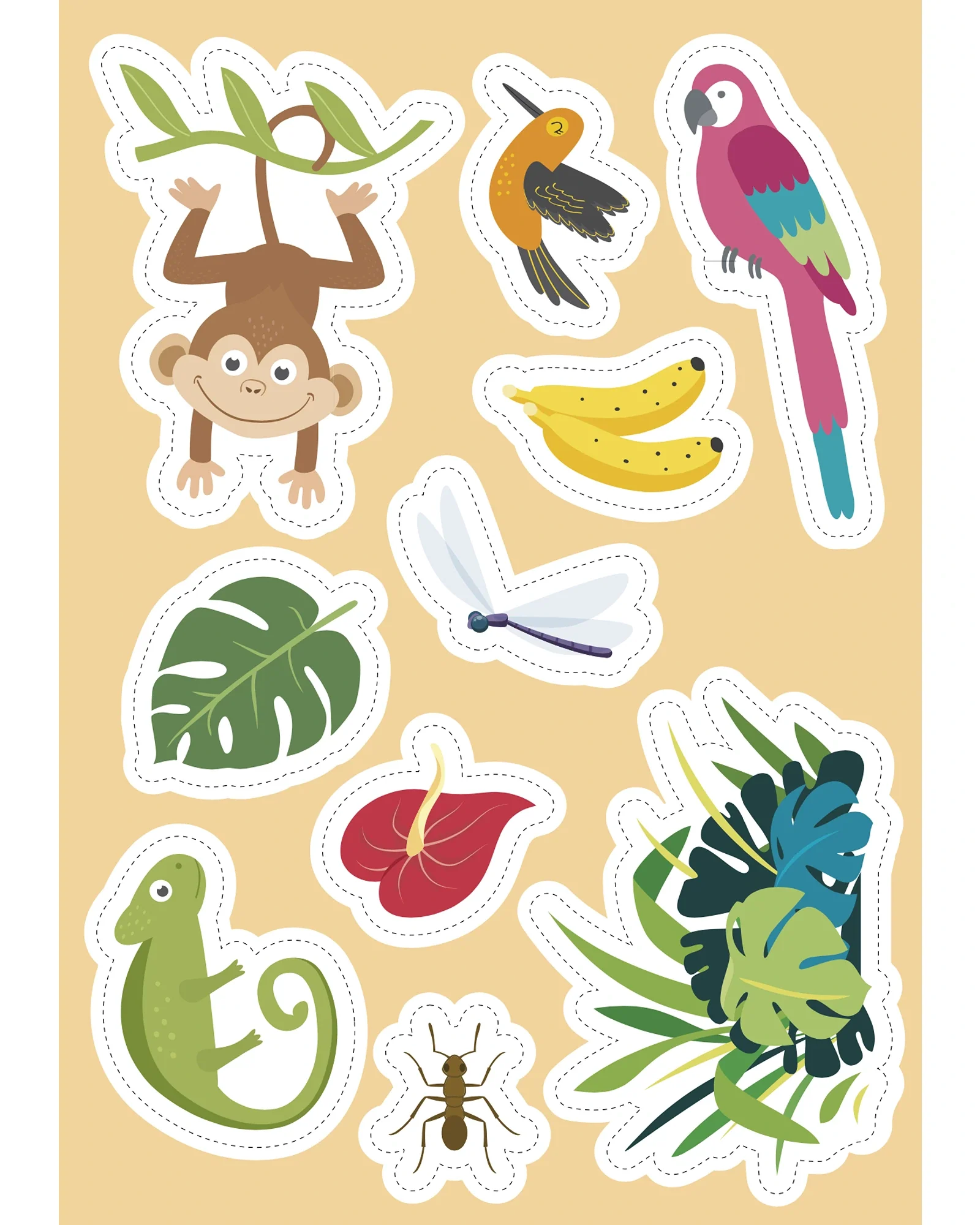 Sassi Sticker and Activity Book The Jungle - Image 7