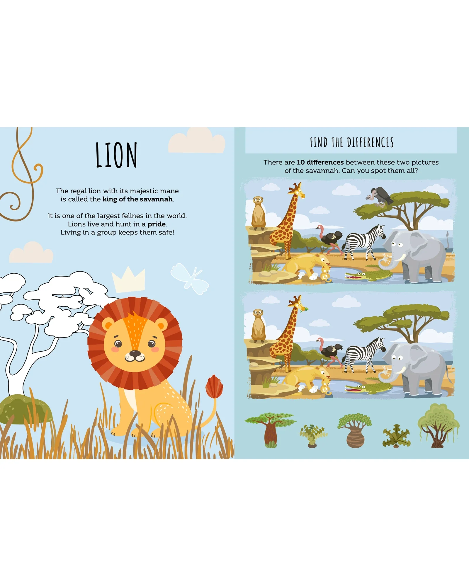 Sassi Sticker and Activity Book The Savannah - Image 2
