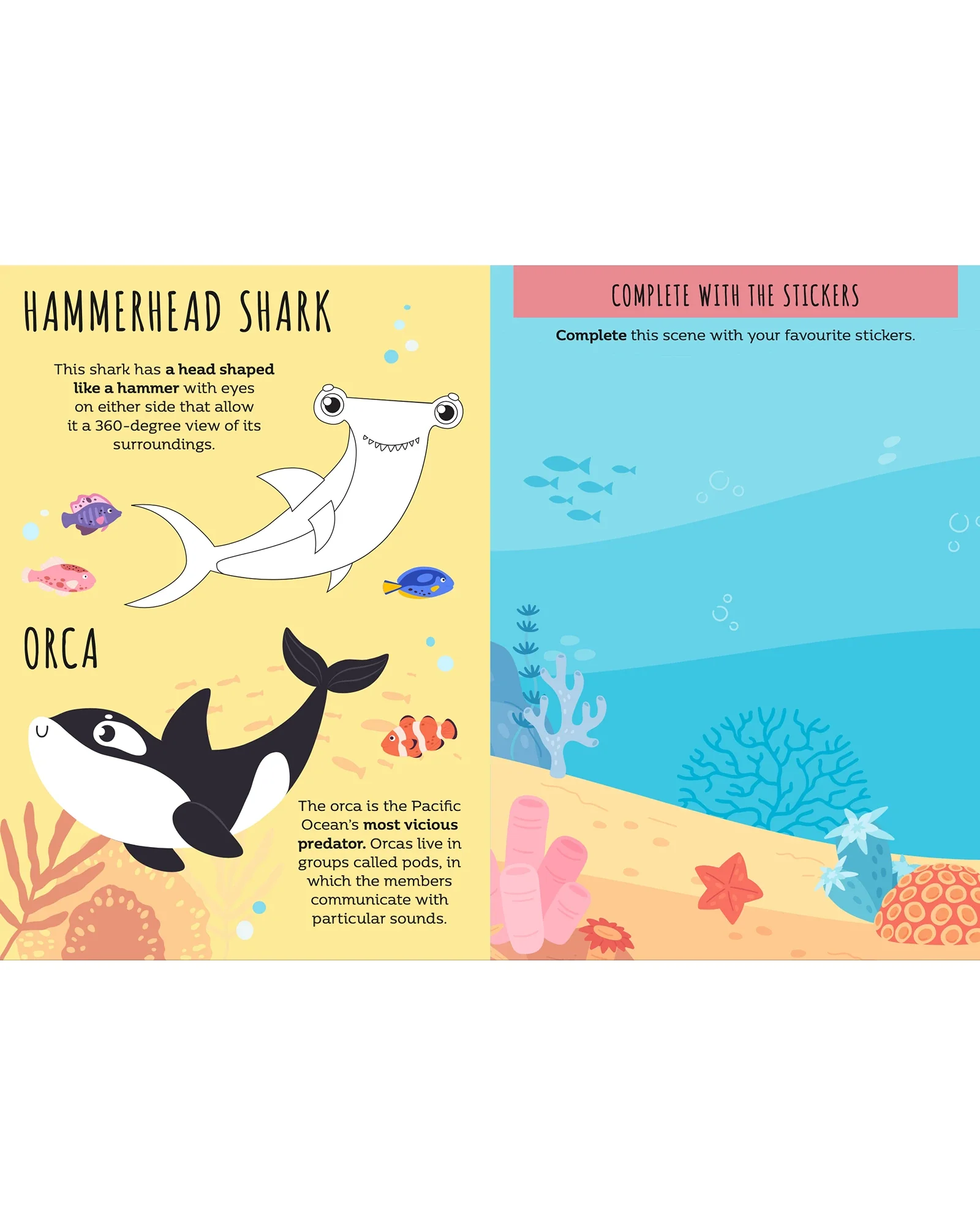 Sassi Sticker and Activity Book The Sea - Image 3