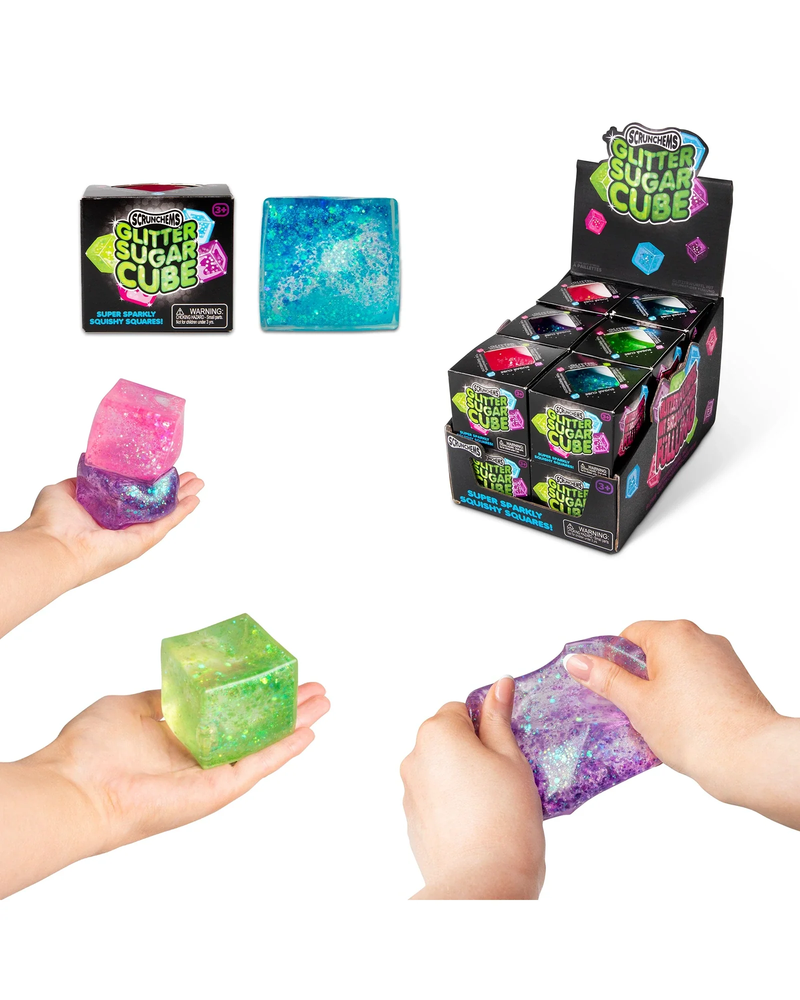 Scrunchems Glitter Sugar Cube - Assorted - Image 21