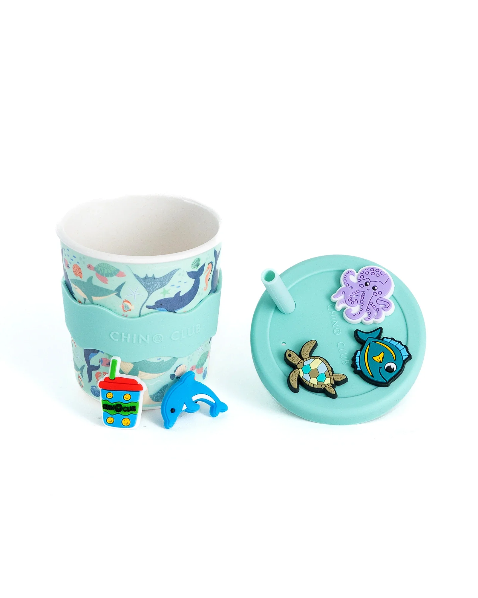 Sea Creatures Chino Charm Cup 240ml - Image 3