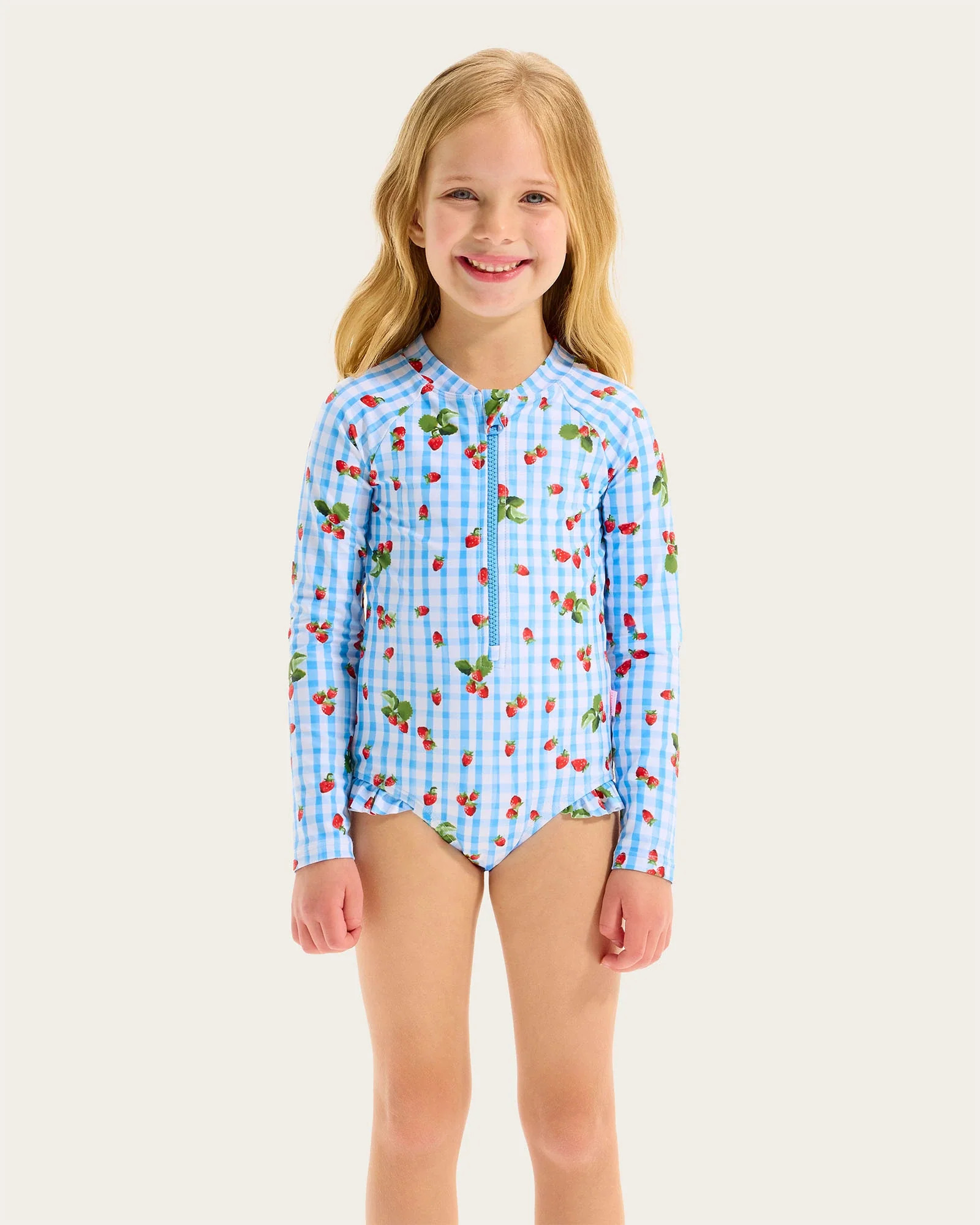 Seafolly Kids Beach Picnic Zip Front Paddlesuit