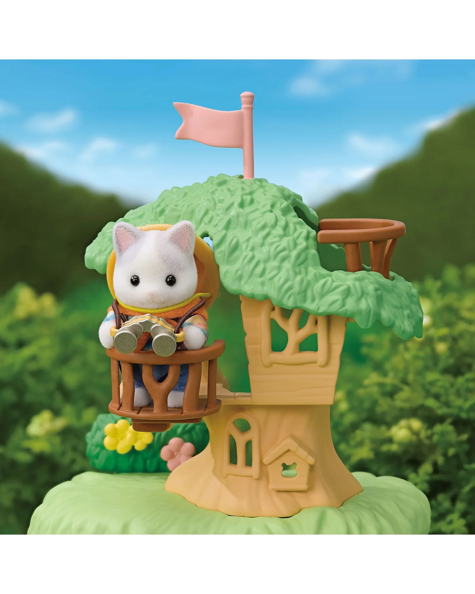 Sylvanian Families Exciting Exploration Set Latte Cat Brother and Baby - Image 5