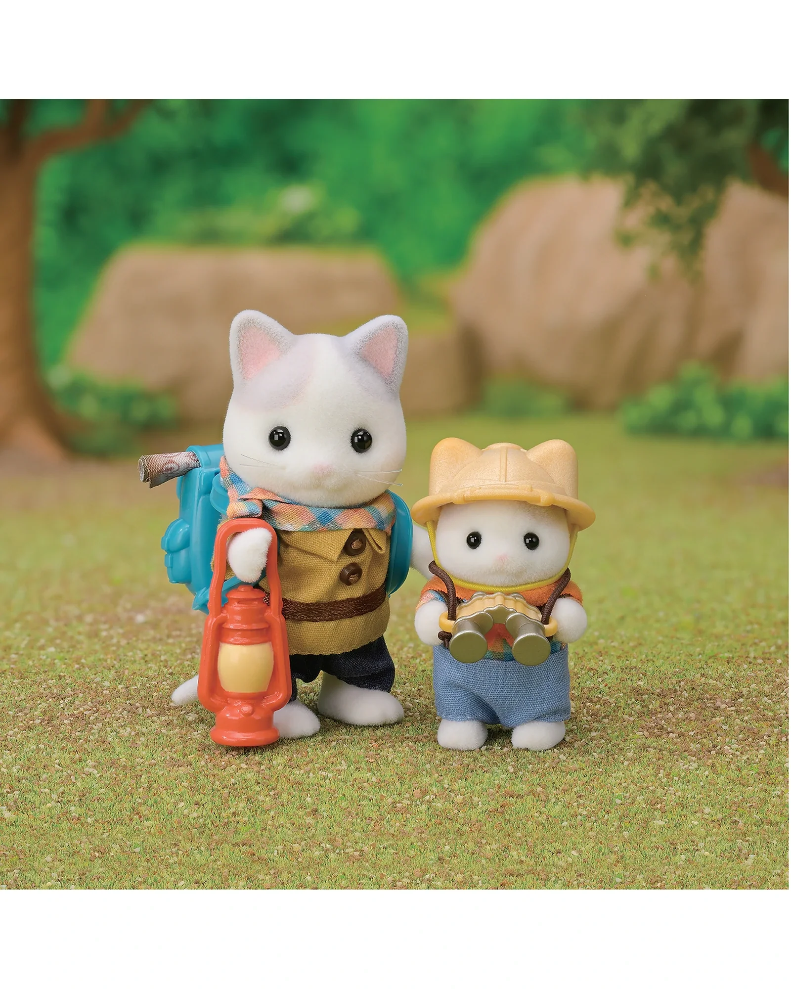 Sylvanian Families Exciting Exploration Set Latte Cat Brother and Baby - Image 6