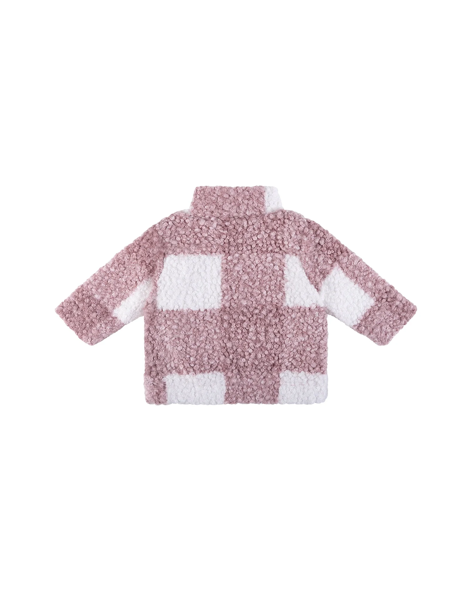 Sherpa Check Jacket - Dusty Lilac Size 0 - Image 7