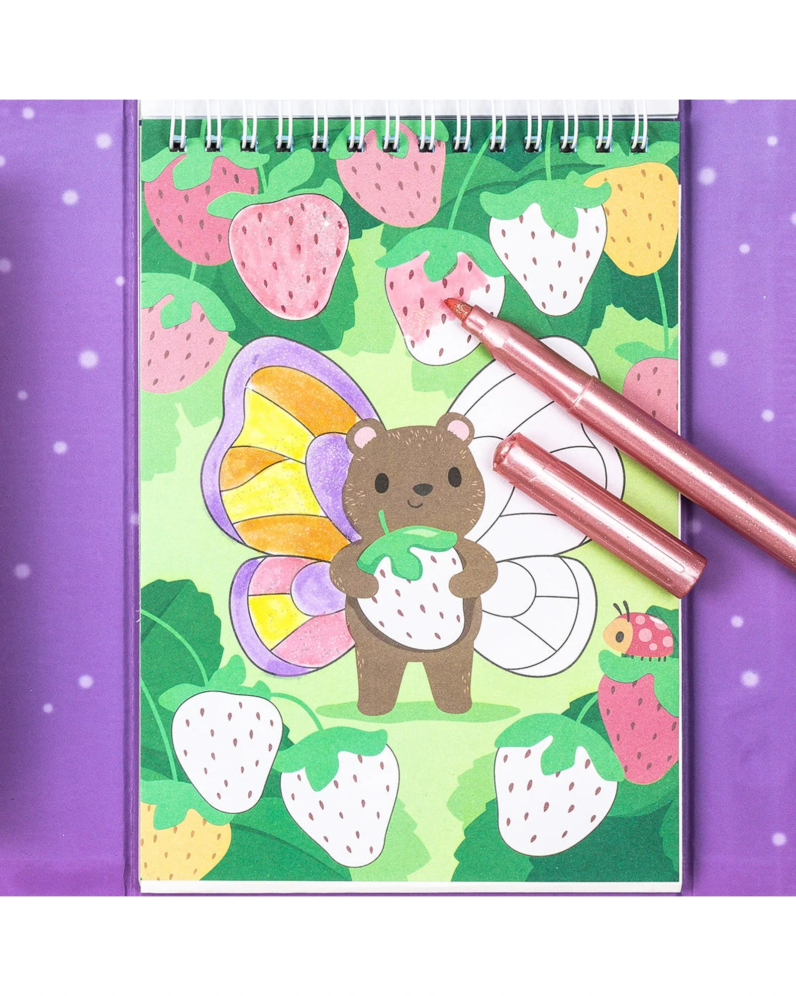 Shimmer Colouring Set - Little Fairy Land - Image 3