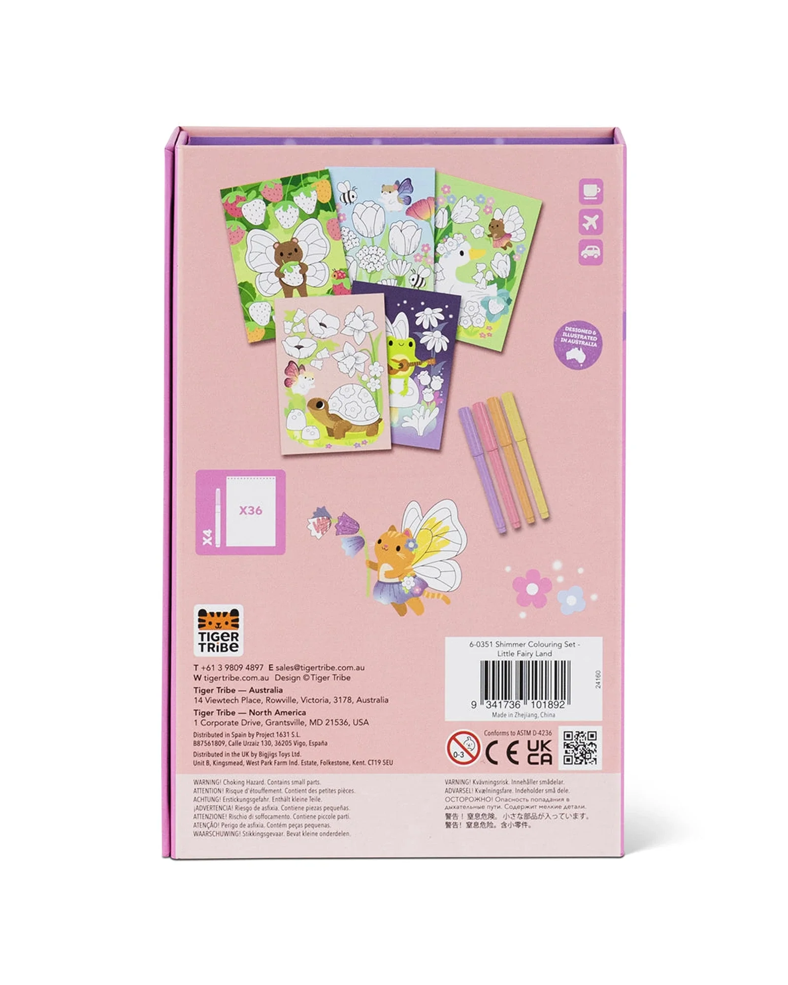 Shimmer Colouring Set - Little Fairy Land - Image 6