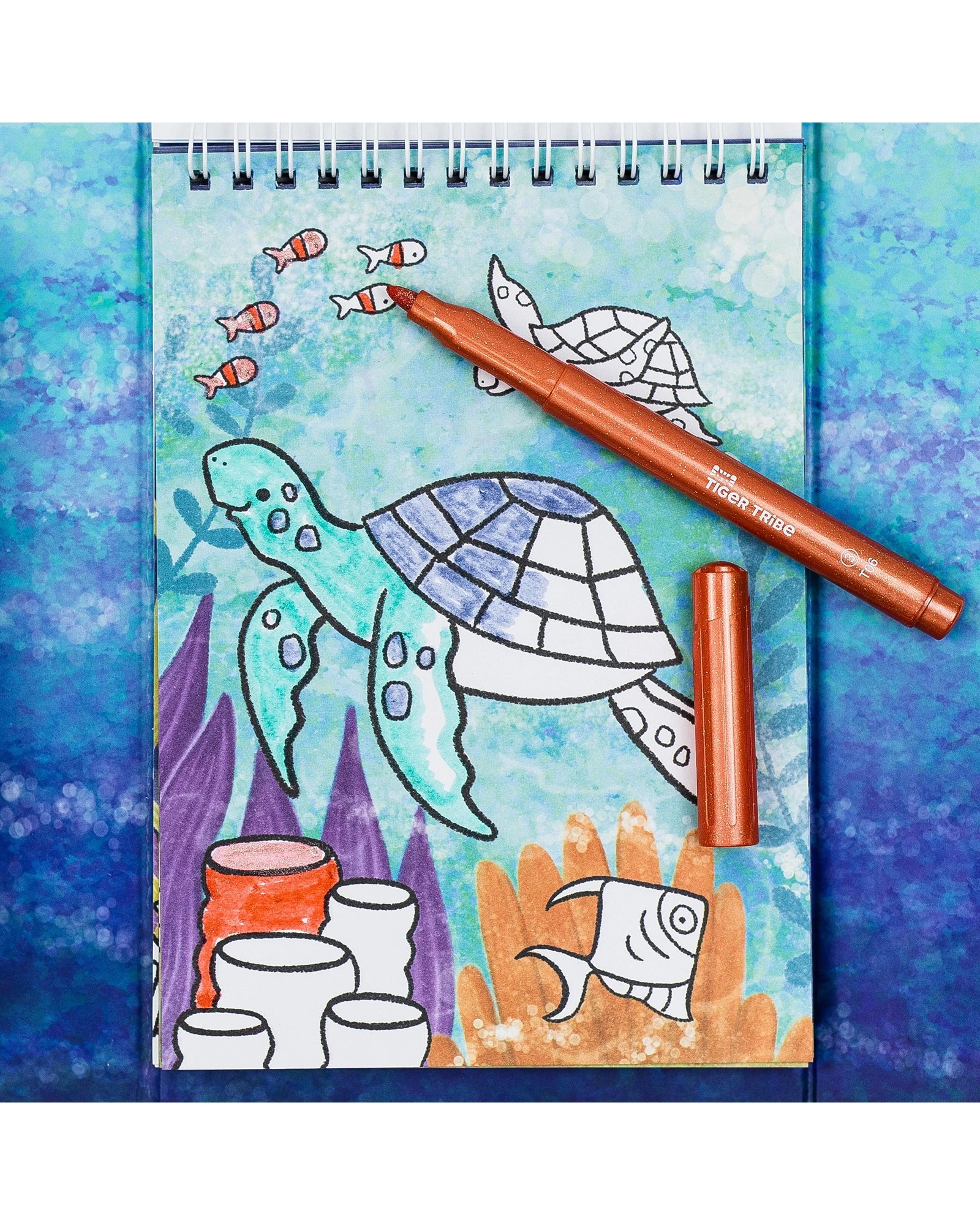 Shimmer Colouring Set - Sea Life - Image 2