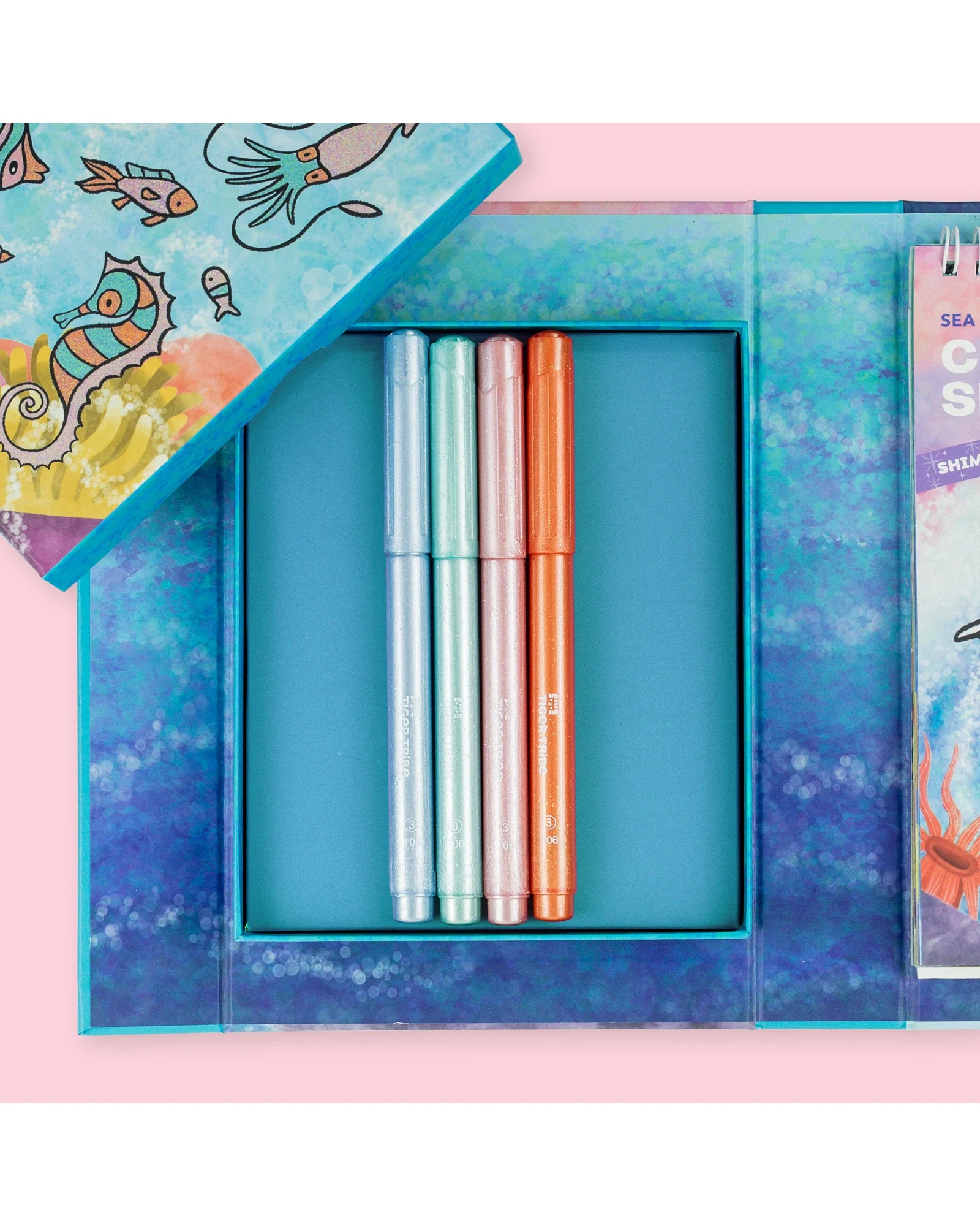 Shimmer Colouring Set - Sea Life - Image 6